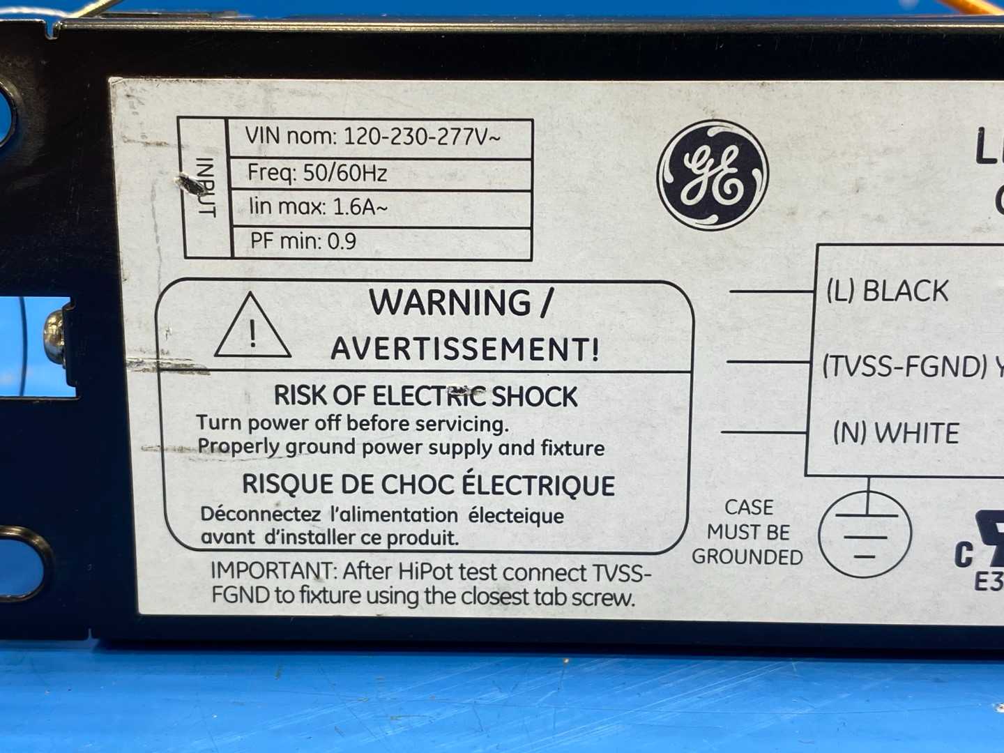 GE LED Systems Power Supply GE150/1050/MV-GL