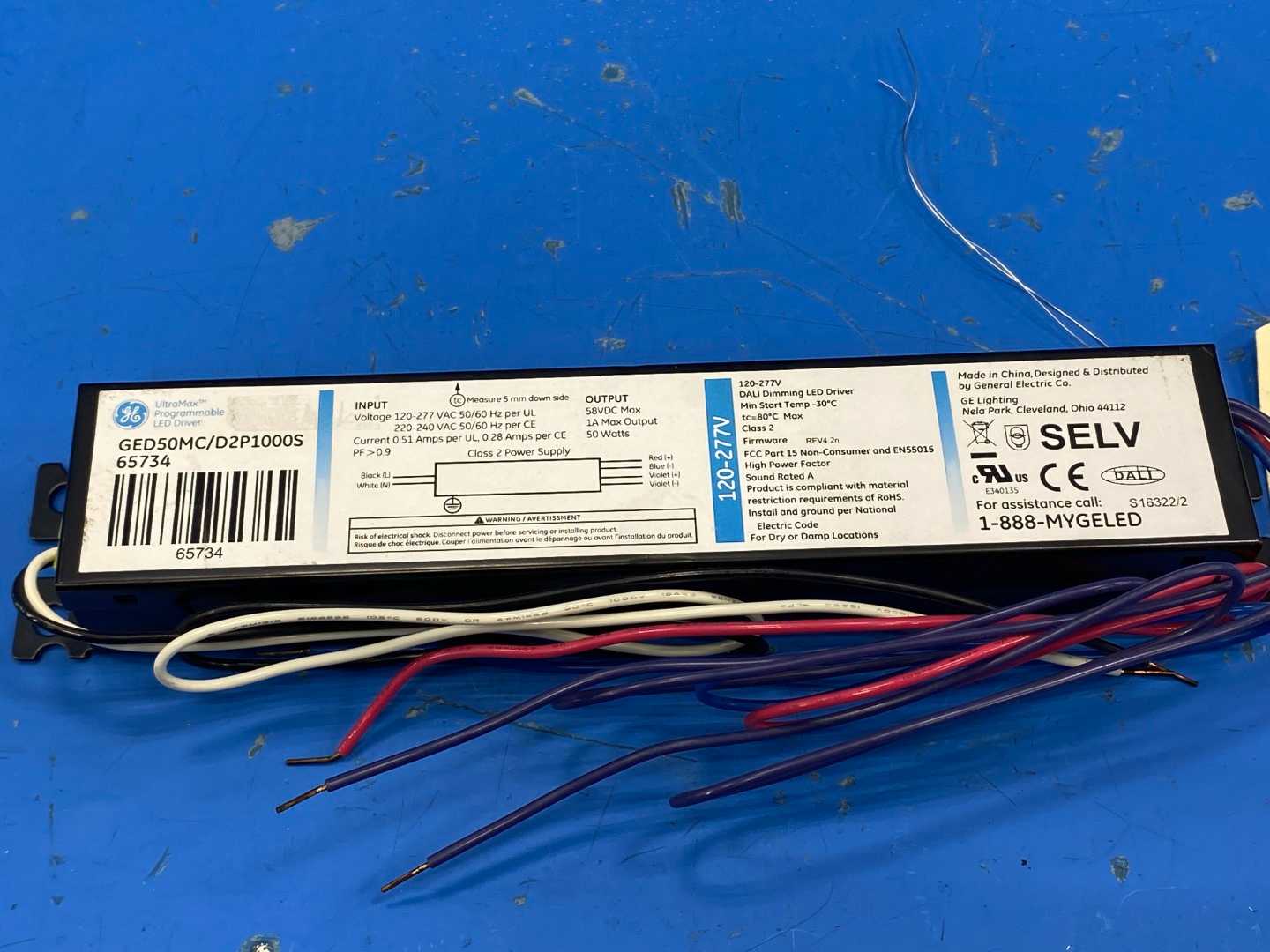 GE UltraMax Programmable LED Driver GED50MC/D2P1000S   65734