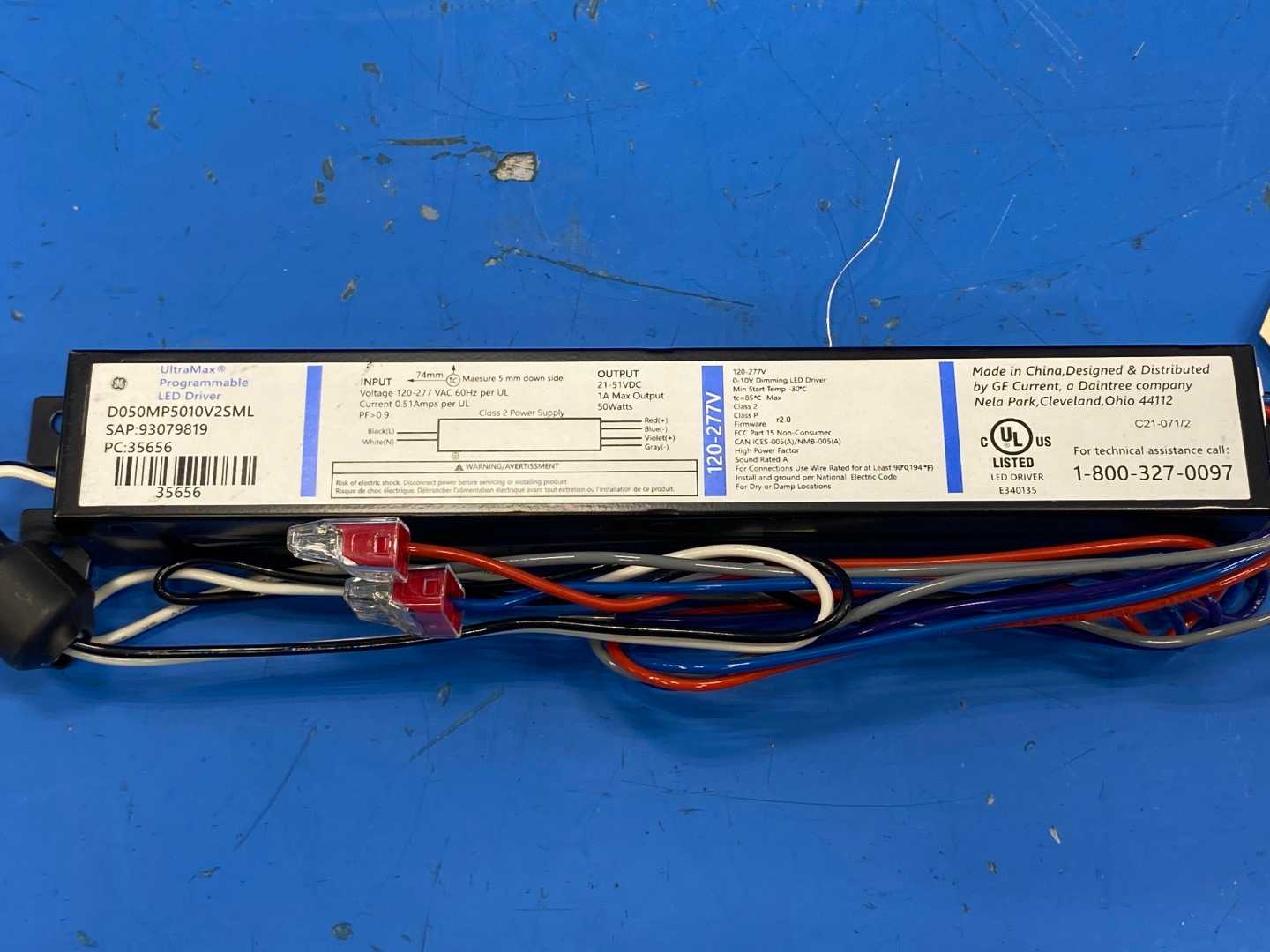 General Electric Ultra Max Programmable Led Driver 93079819