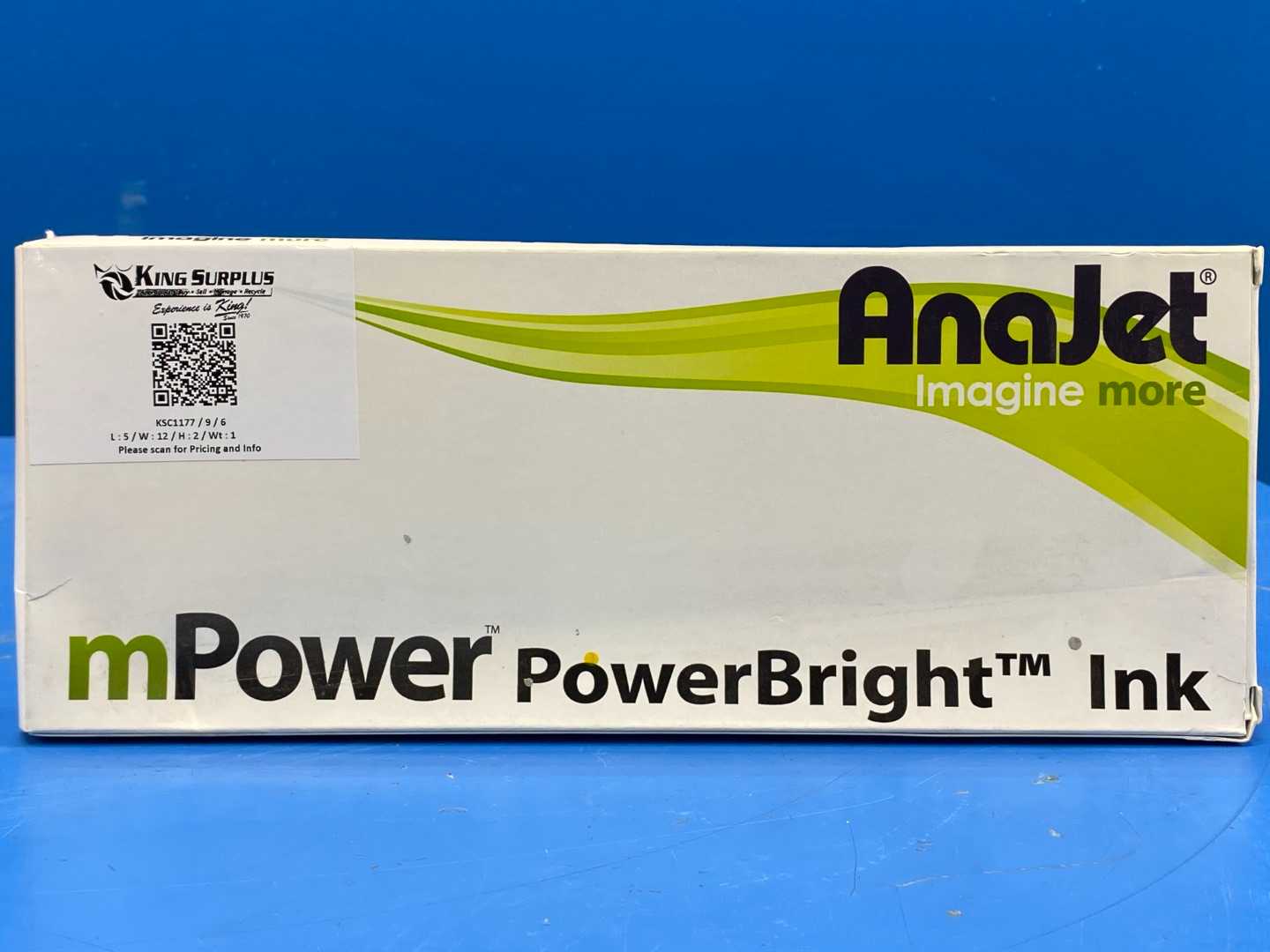 Anajet mPower Power Bright Ink mP-Cyan MPI-CY1