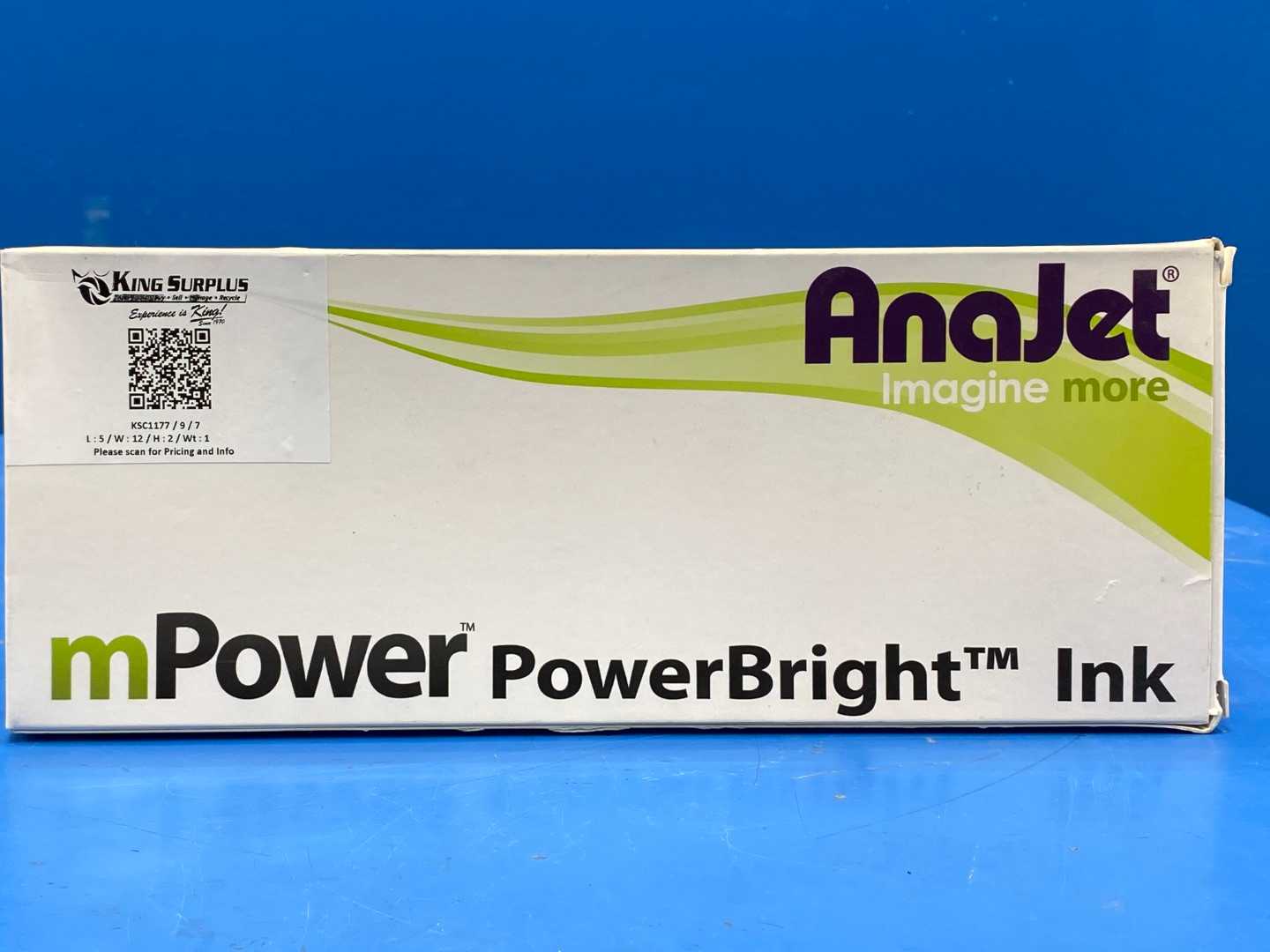 Anajet mPower Power Bright Ink mP-Yellow MPI-YL1