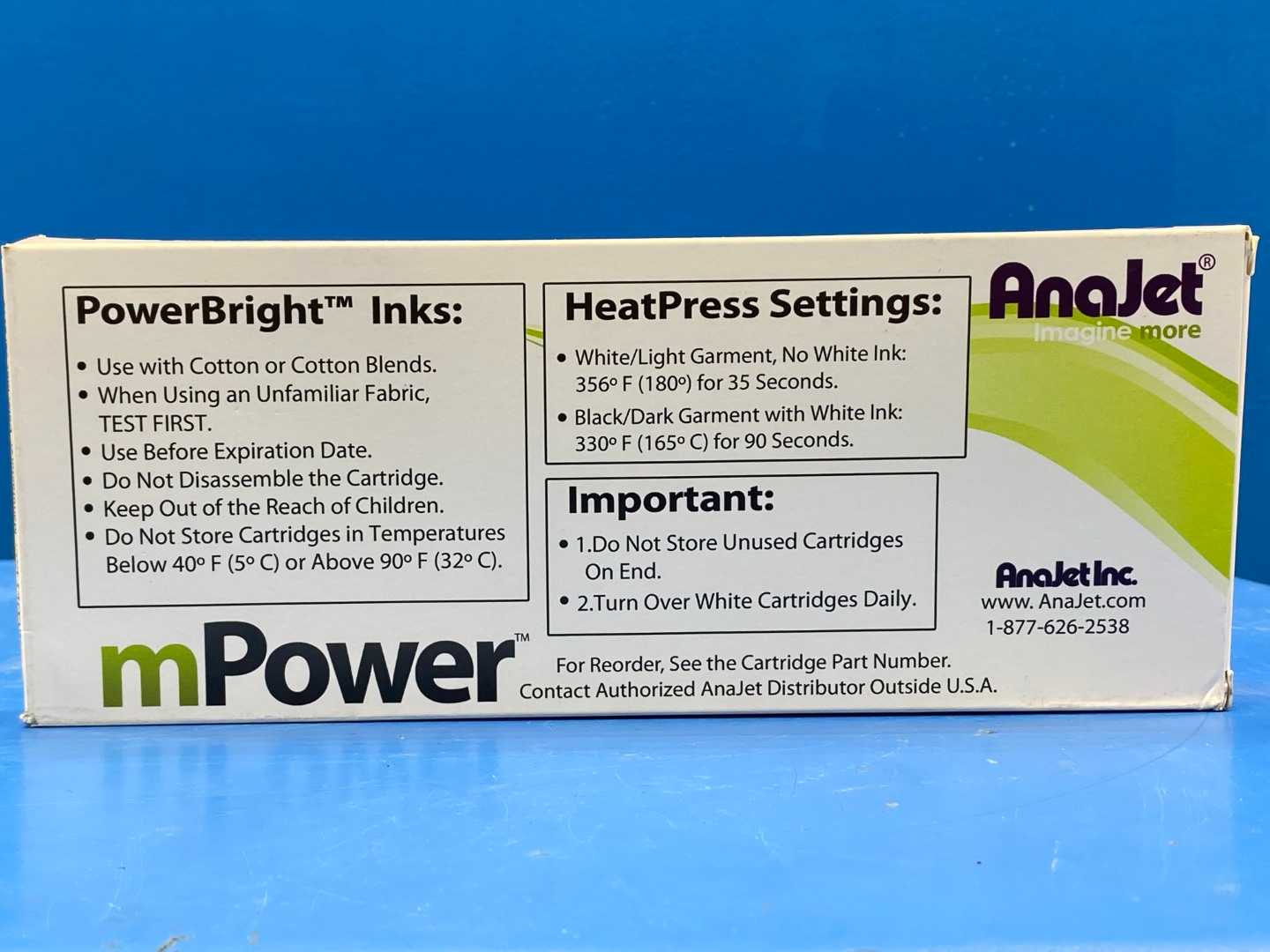 Anajet mPower Power Bright Ink mP-Yellow MPI-YL1