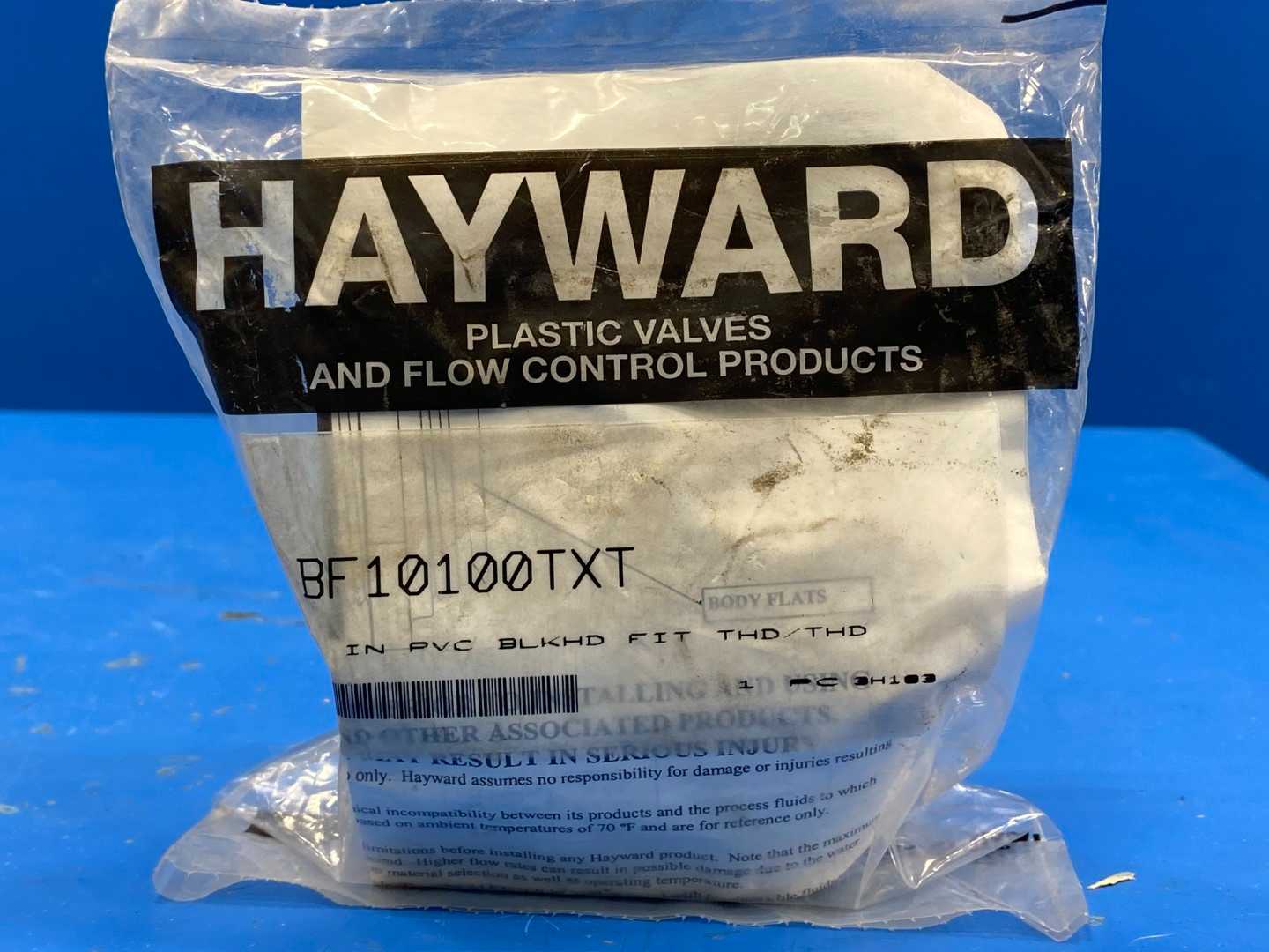 Hayward BF10100TXT 1" PVC Bulkhead Fitting