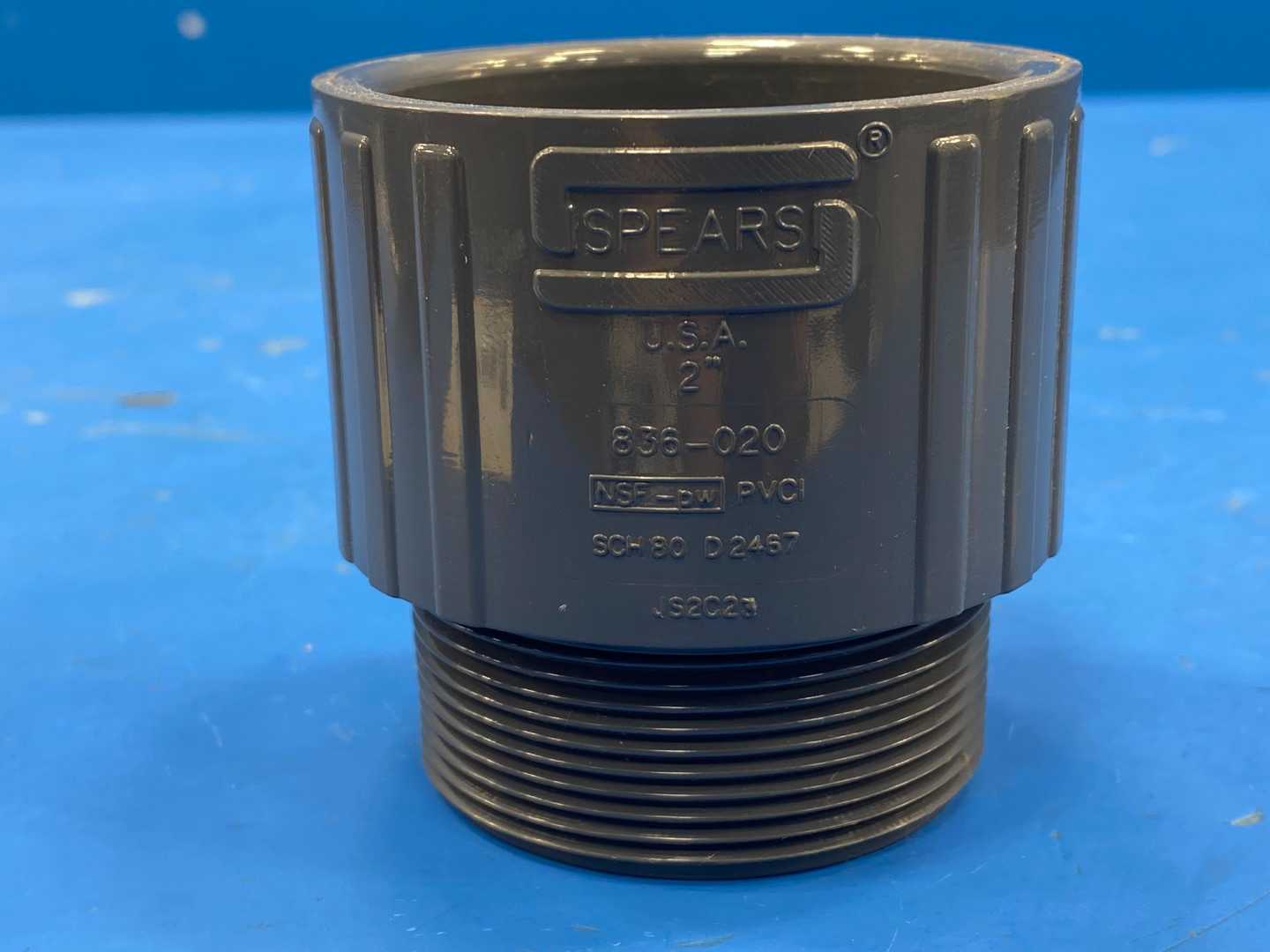 Spears 2" F x M PVC-I Pipe Coupling 836-020