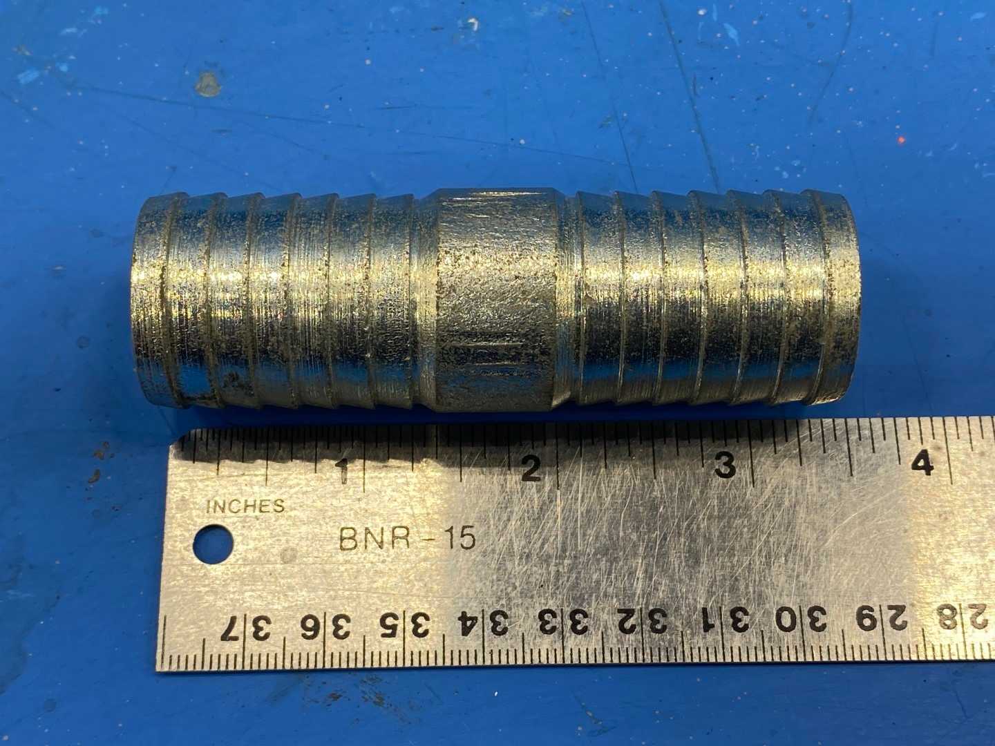 Galvanized 1"Barb Insert Coupling 