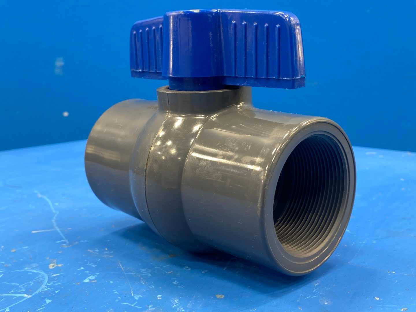 Nibco T-45CE-V 2" Thread x Thread PVC Ball Valve