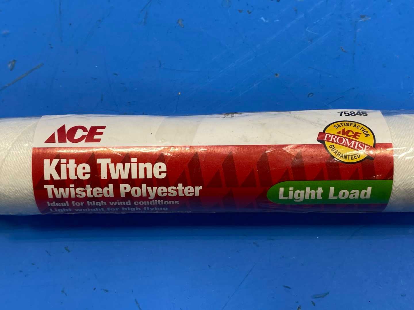 ACE Twisted Polyester Kite Twine - 600ft - Heavy-Duty Twine for Crafts & Outdoor Use