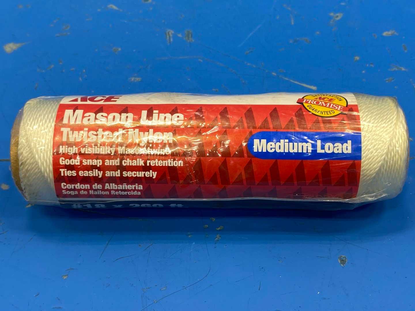 ACE Mason Line Twisted Nylon 18 x 260ft