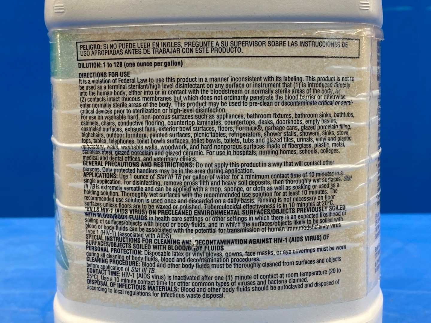 Ecolab STAT III TB Germicidil Detergent 1GAL