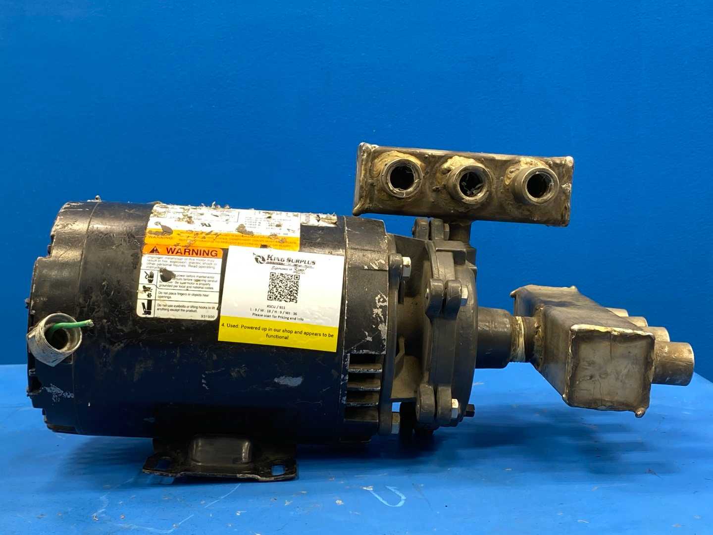 Emerson Pump Motor 1626-13-00 208-230/460V w/ AMT Mod: 3703-98