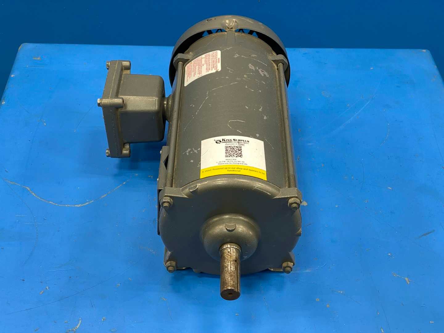 Baldor M7075T Motor 3HP 145T FR 208-230/460 RPM 3450 3 PH