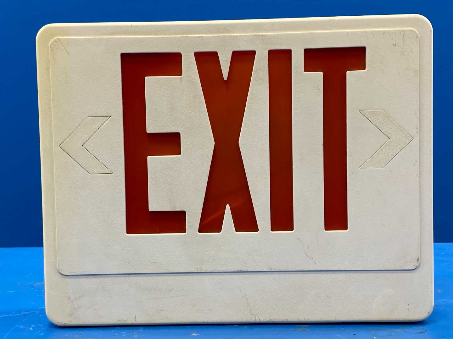 Emergency Exit Sign