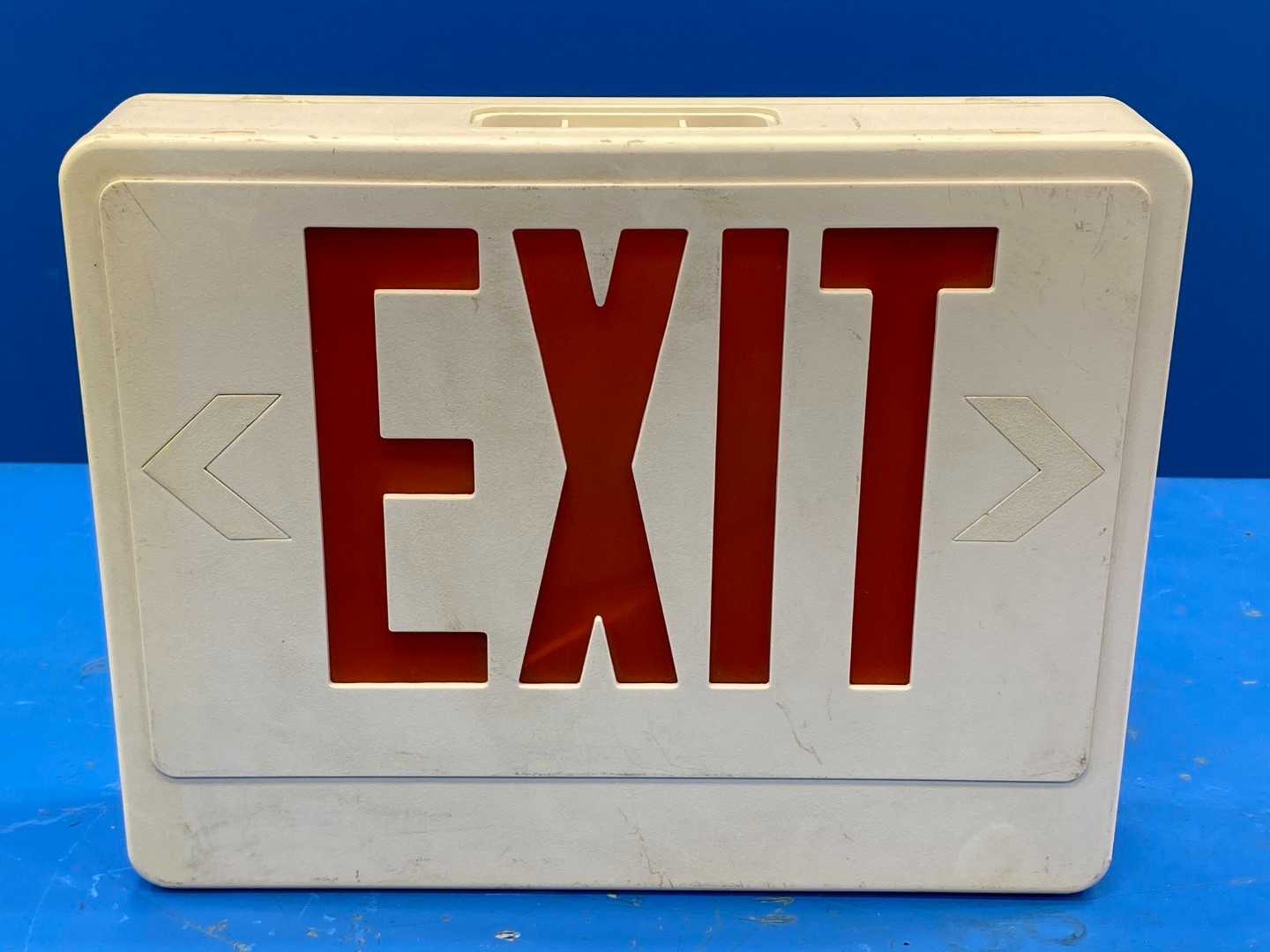 Emergency Exit Sign