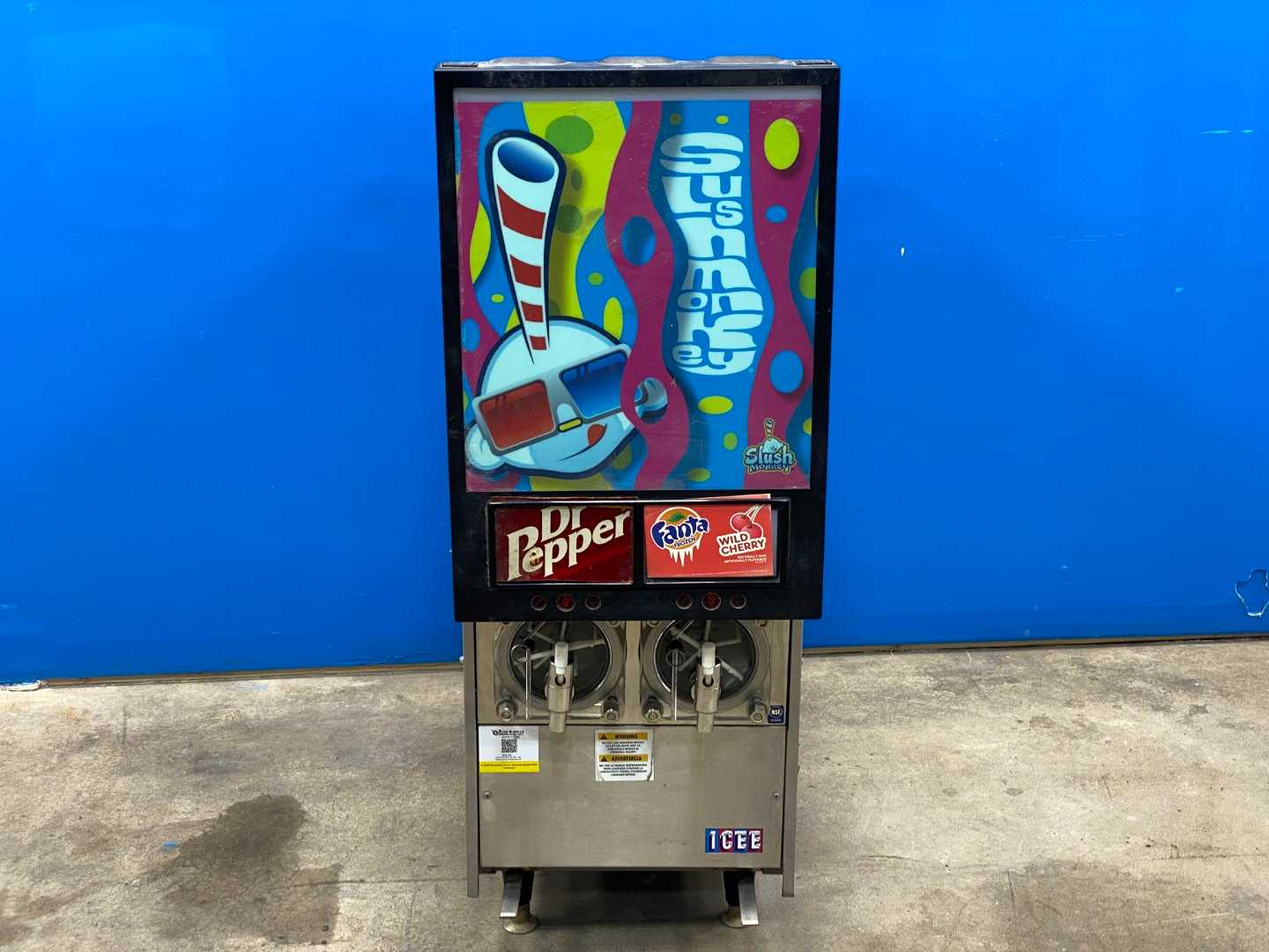 CORNELIUS VIPER 2 2-FLAVOR ICEE FROZEN SLUSHY CARBONATED DRINK MACHINE