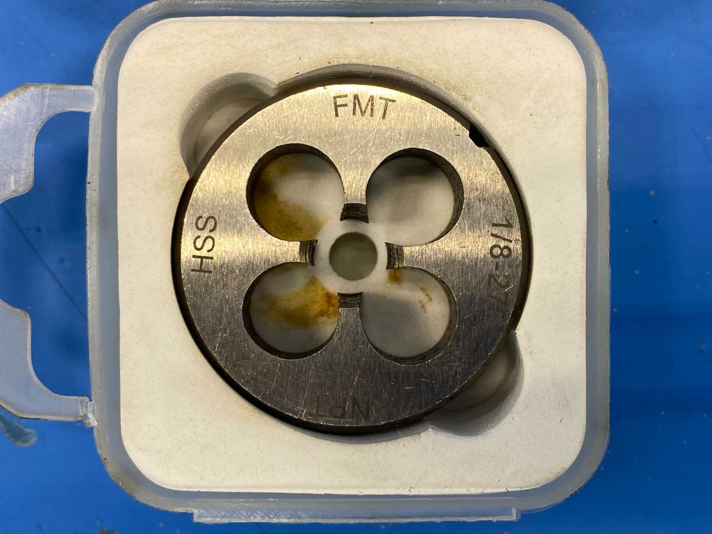 FMT Standard 1-1\2" HSS ADJ NPT DIE Size: 1/8 Thread 27 PRT NO 55448