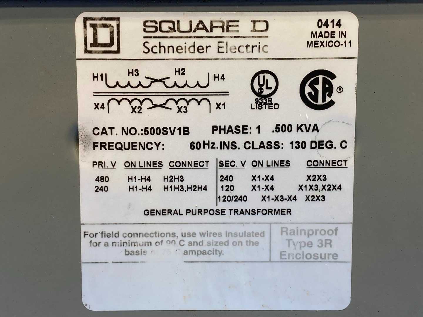 Schneider Electric Square D 500SV1B