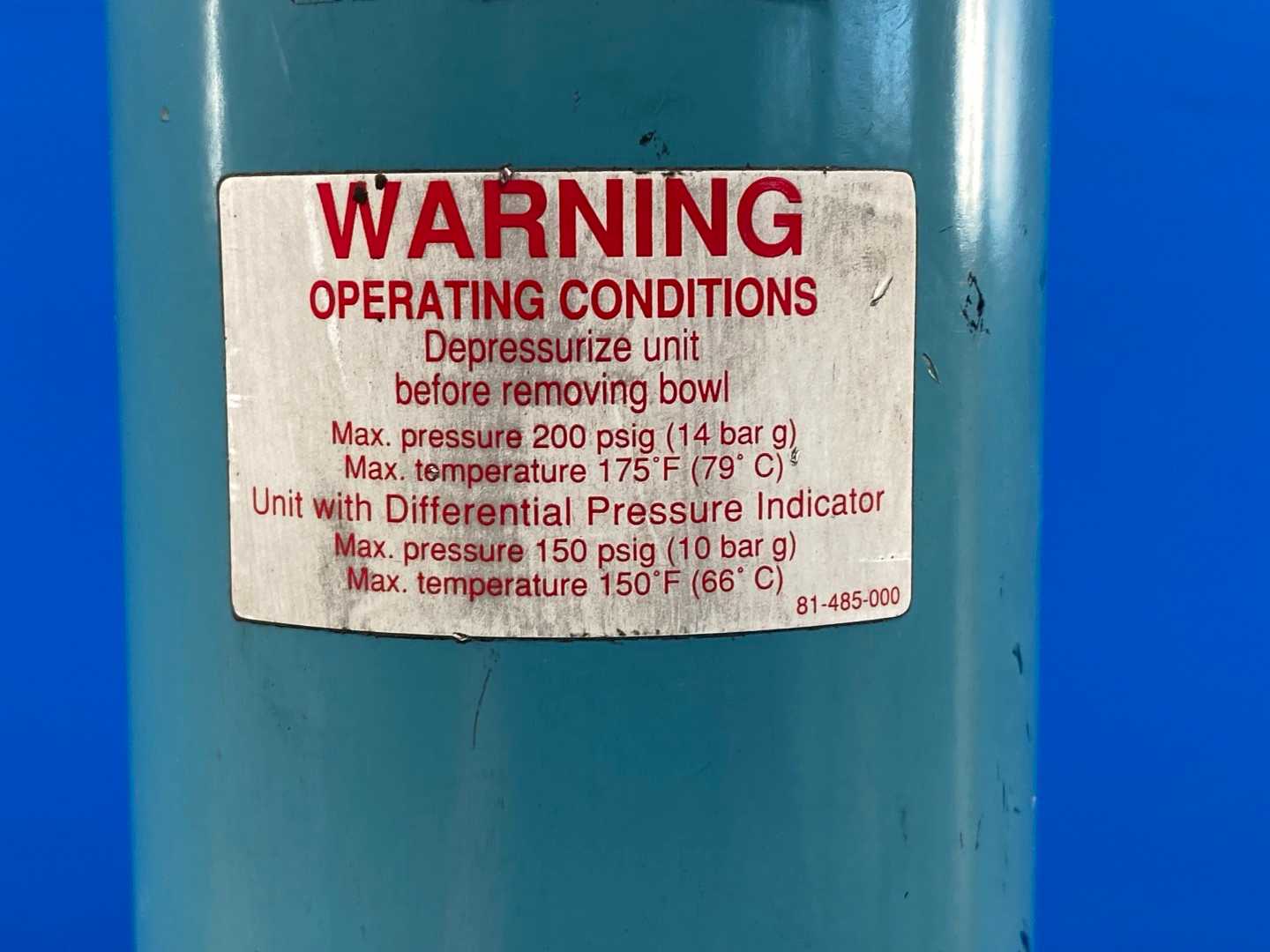 Wilkerson X25-04-00 J 93 Desiccant Compressed Air Dryer