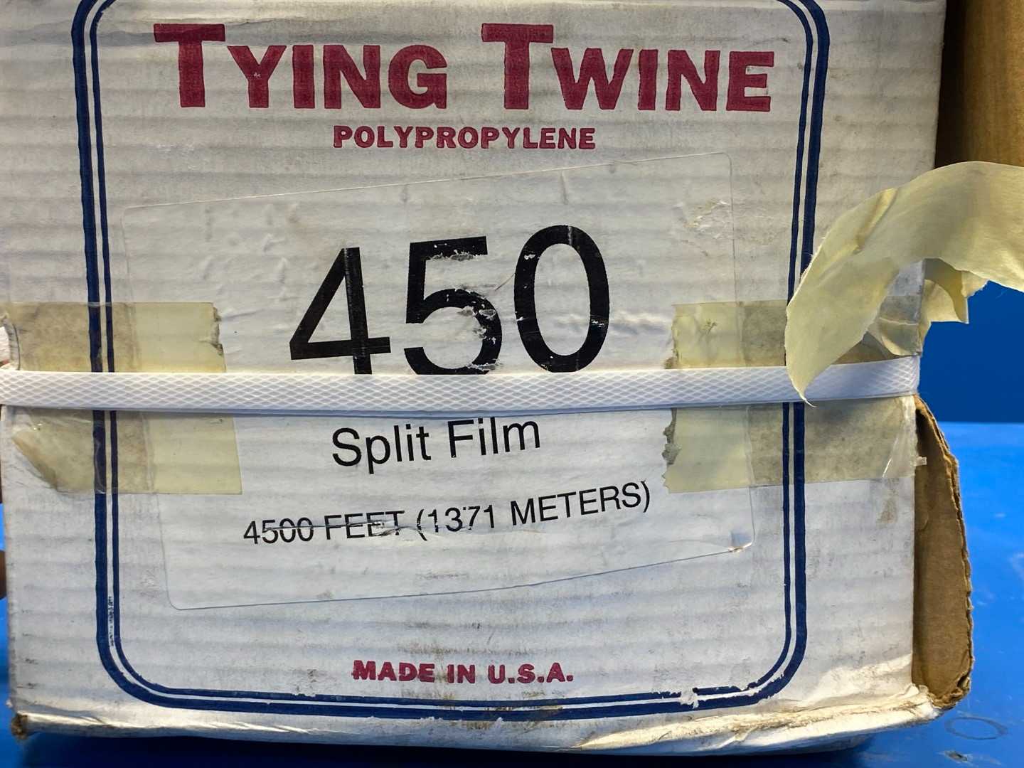 Tying Twine Polypropylene 450 Split Film 4500 Feet (1371Meters)