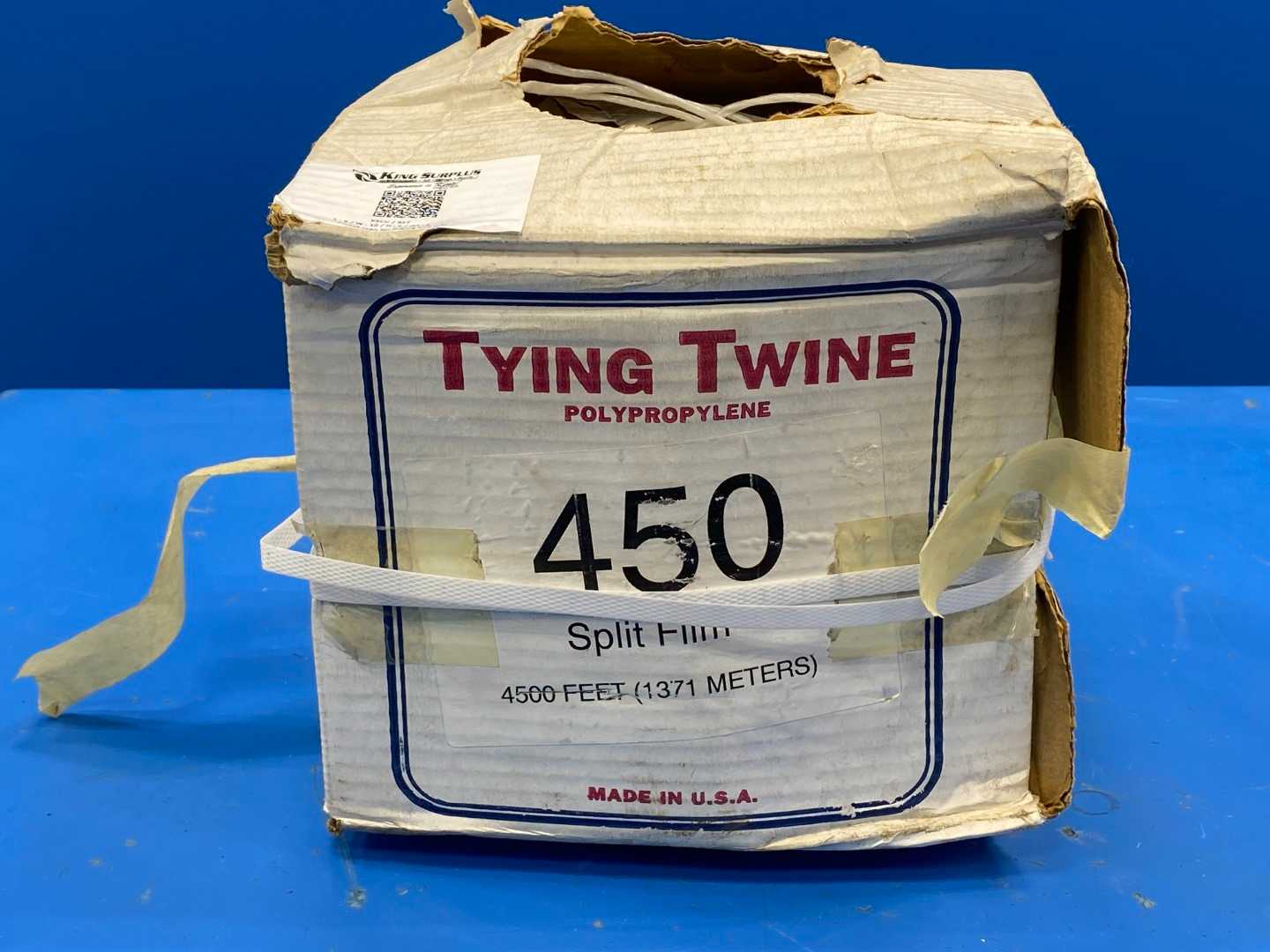 Tying Twine Polypropylene 450 Split Film 4500 Feet (1371Meters)