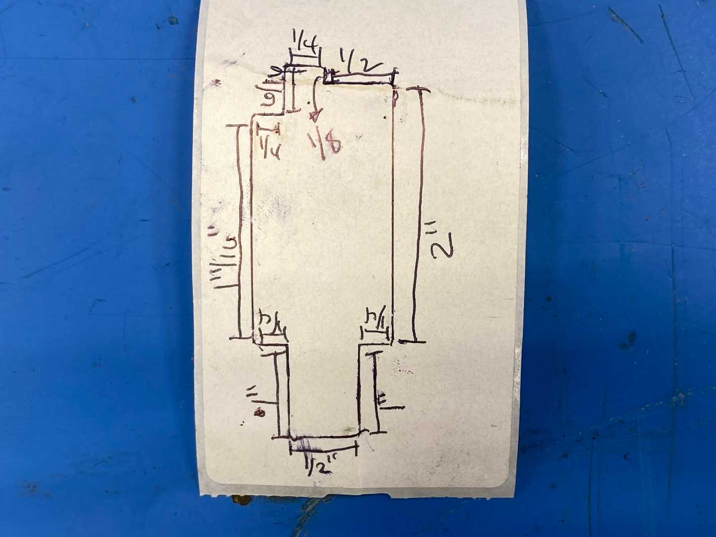 Die For Press Brake 31"x3"x1"