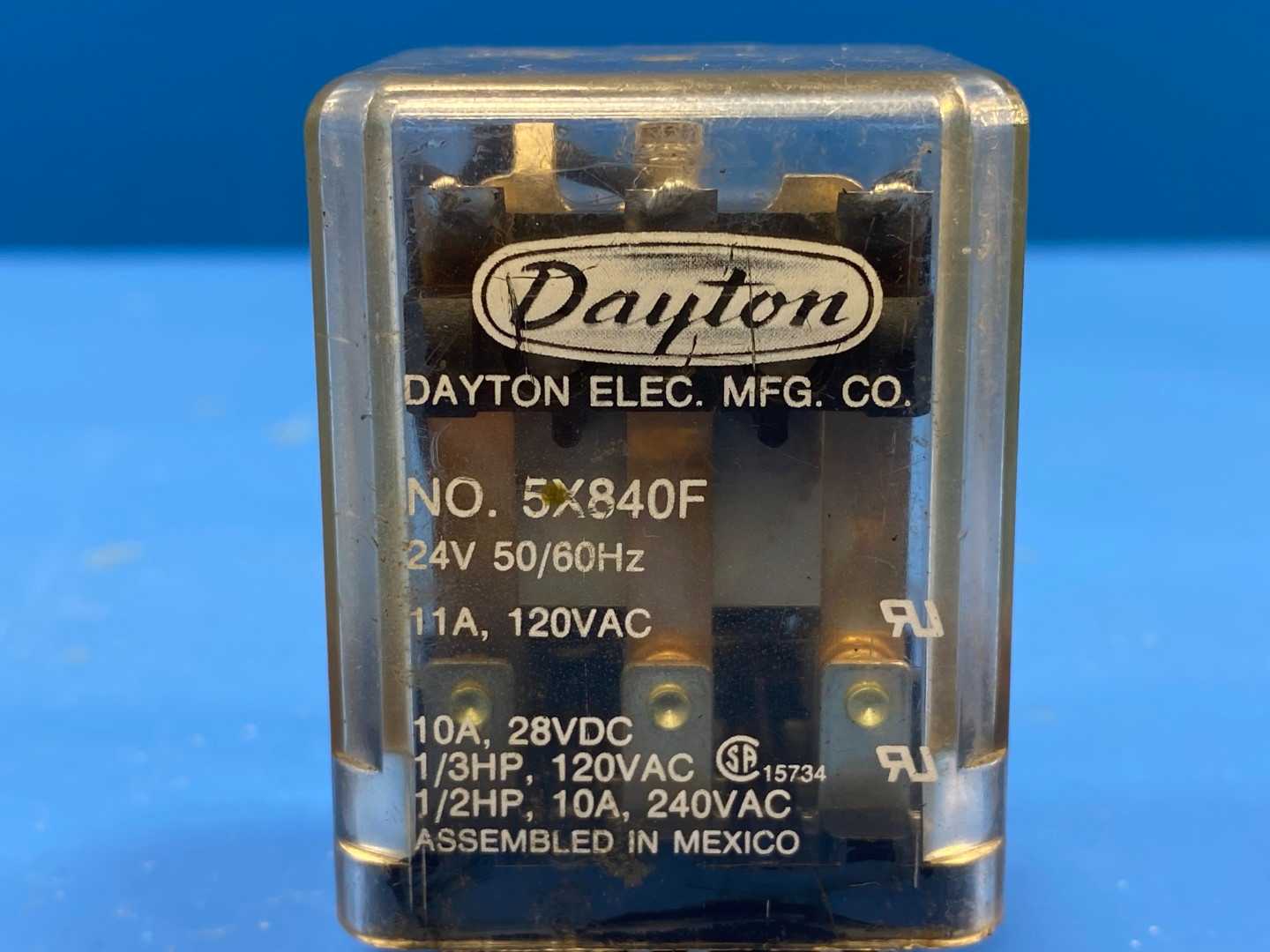Dayton 5X840F Relay 24V