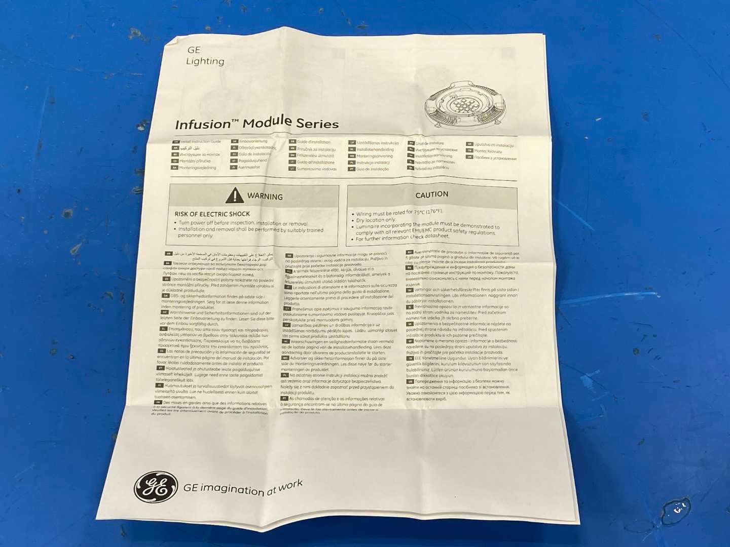 General Electric Infusion LED  DLM2000/935/G2 19525