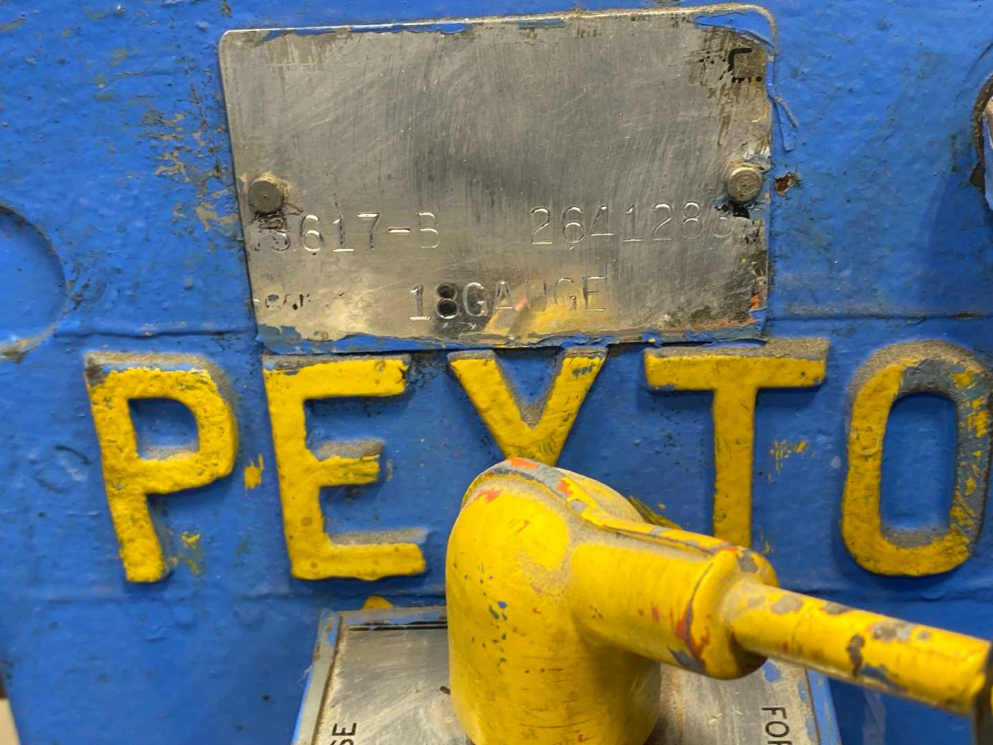 Pexto 3617-B Sheet Metal Roller - 18 Gauge Capacity - Precision Industrial Rolling Machine