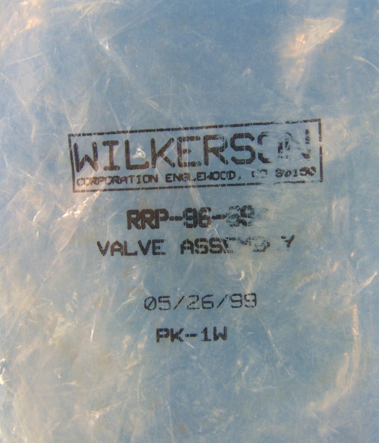 WILKERSON RRP-96-69 VALVE ASSEMBLY 