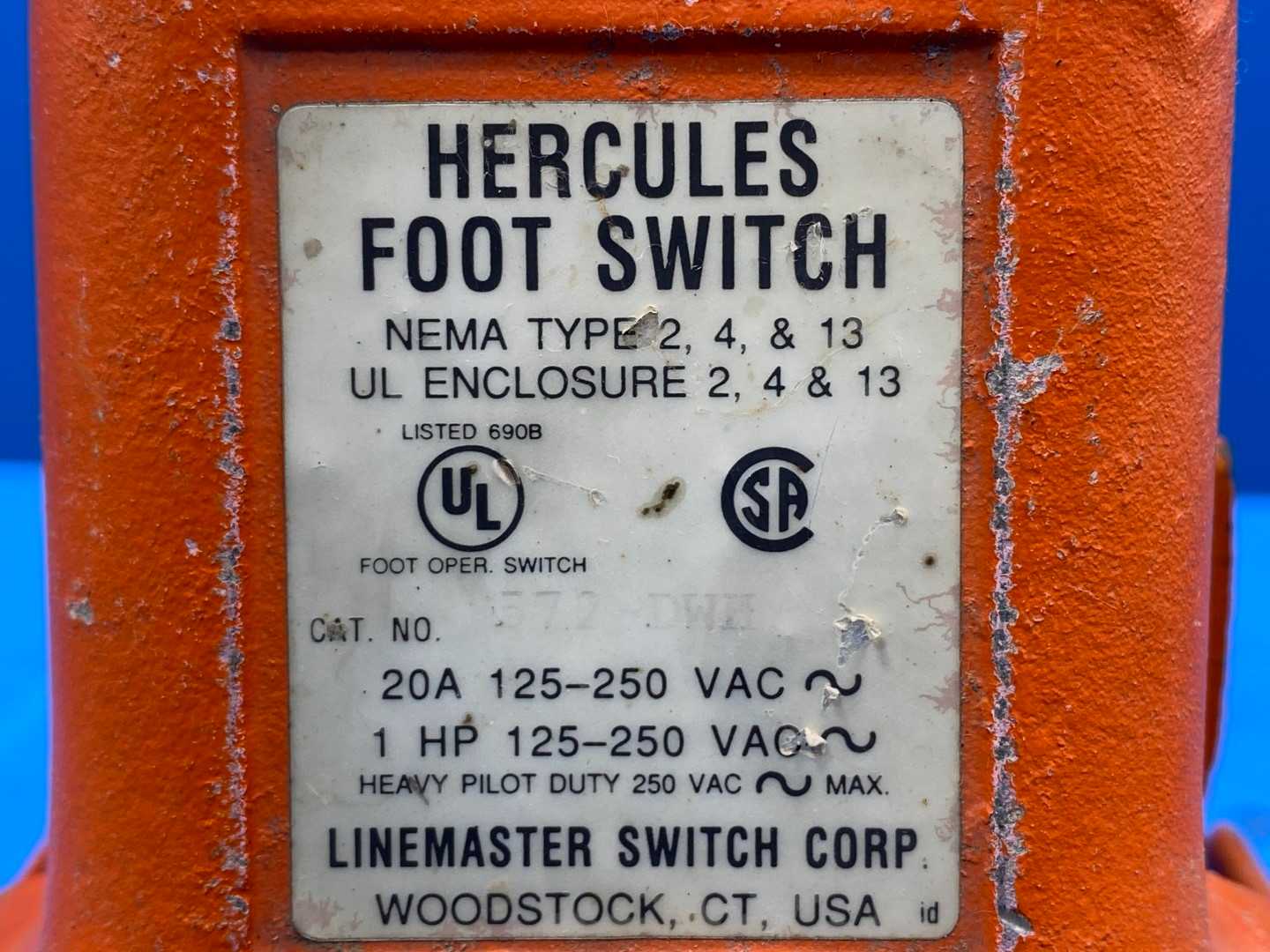 Hercules Foot Pedal 572 DWH