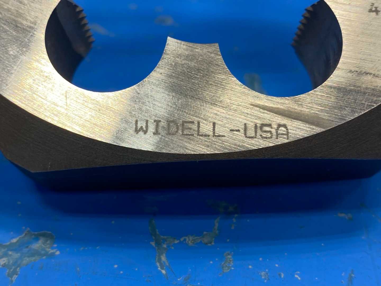 Widell-USA 2-3/4 -18 HSS  Hexagon Die 5"