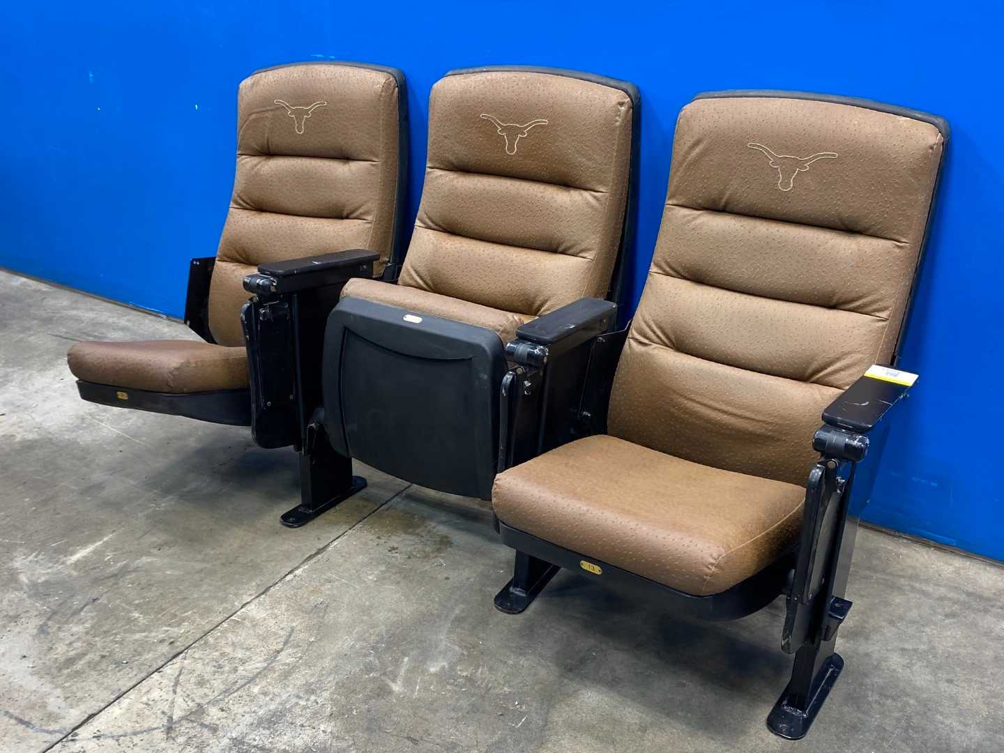 (3) UT Collectors Seats Ostrich Leather Needs some assembly / Frame