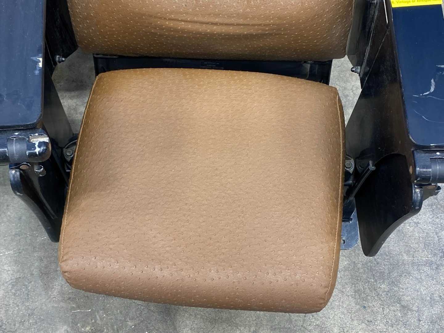 (3) UT Collectors Seats Ostrich Leather Needs some assembly / Frame