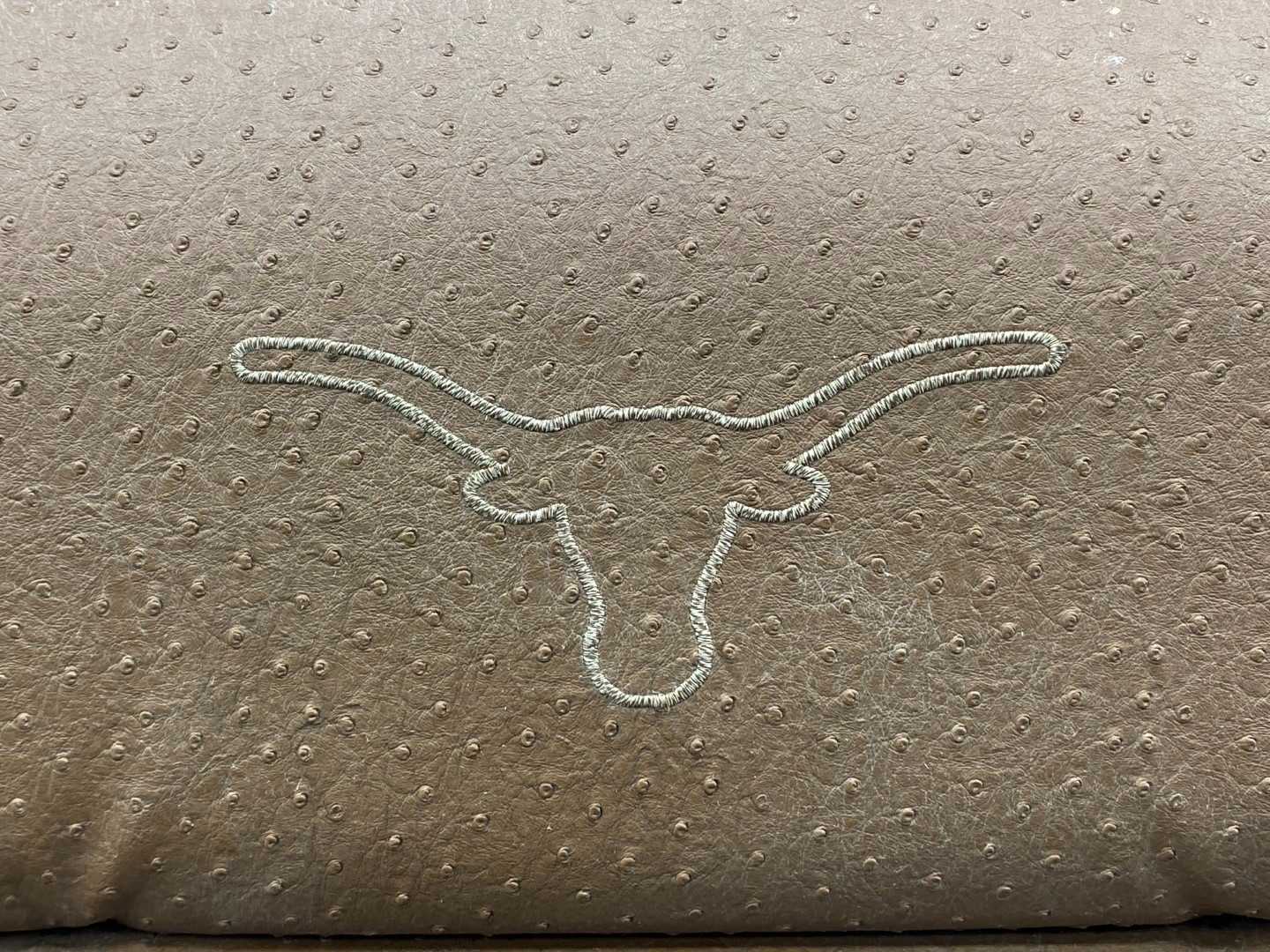 (3) UT Collectors Seats Ostrich Leather Needs some assembly / Frame