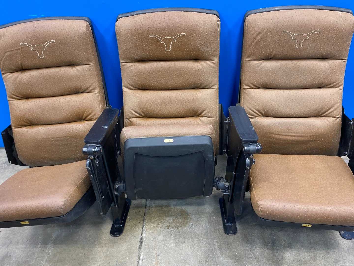 (3) UT Collectors Seats Ostrich Leather Needs some assembly / Frame