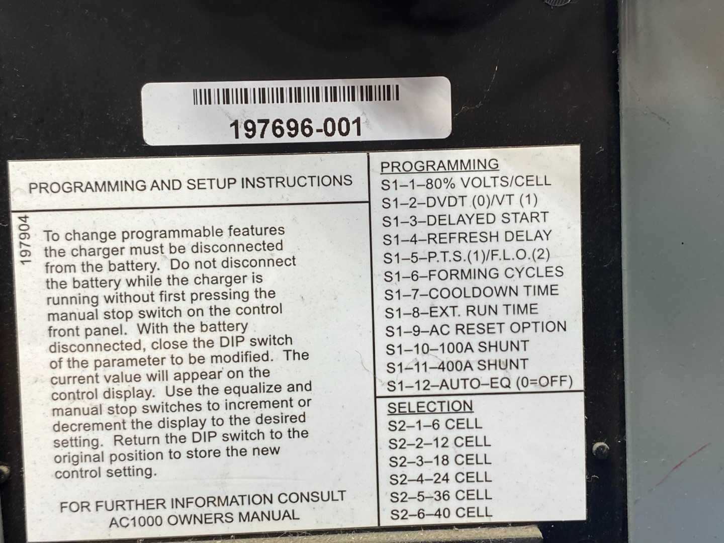 Battery-Mate 510M1-12C 24 Volt Battery Charger (bent in the front) Needs cables