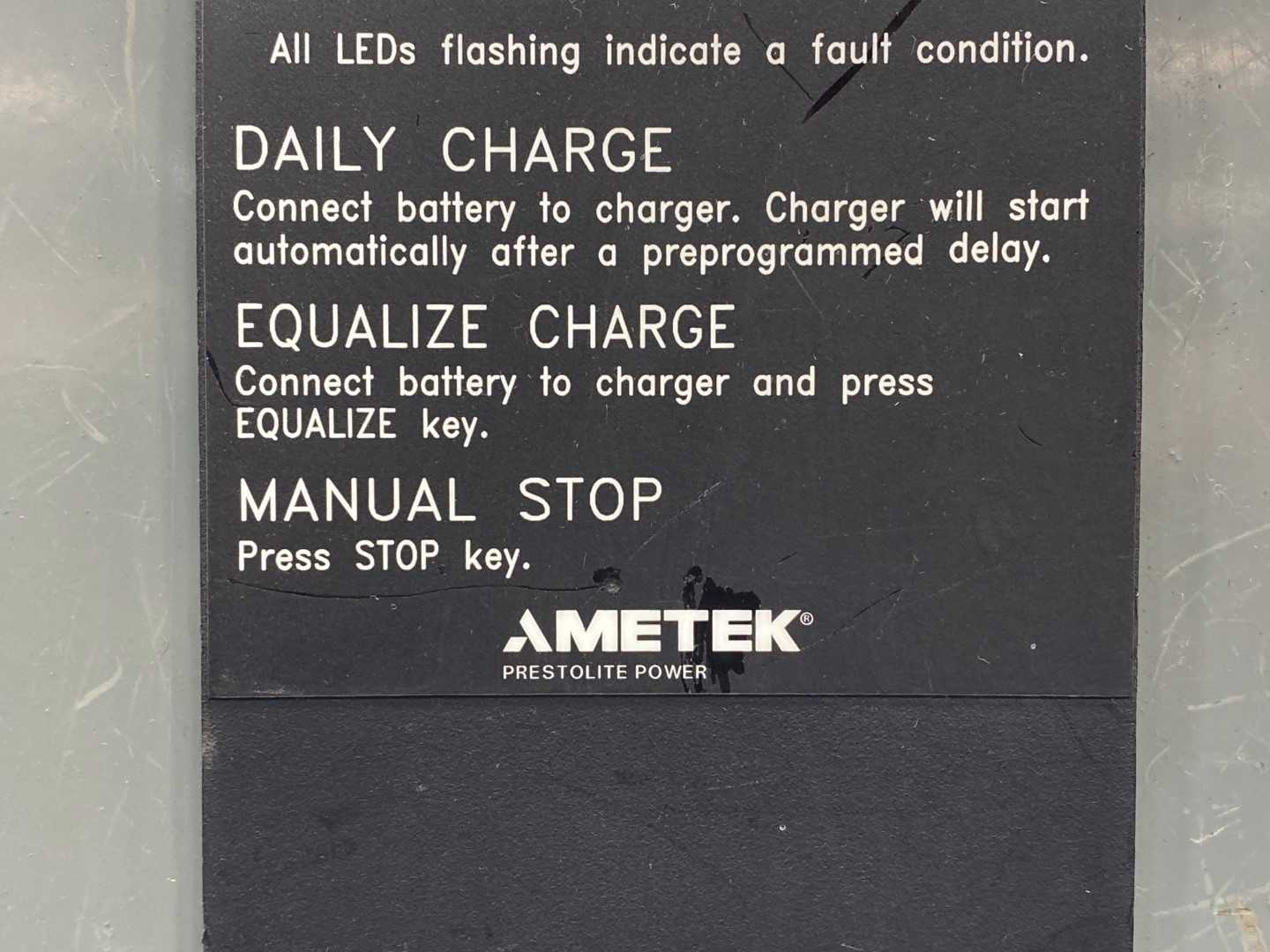 Battery-Mate 510M1-12C 24 Volt Battery Charger (bent in the front) Needs cables