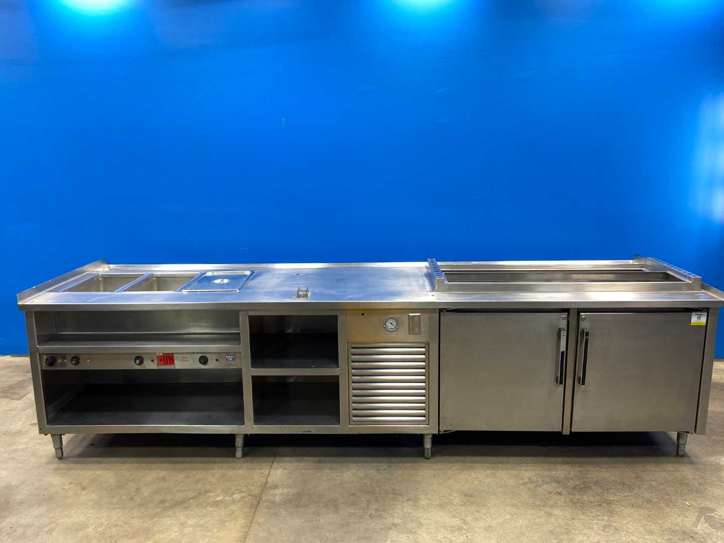 Avtec Hot & Cold Food buffet line serving line