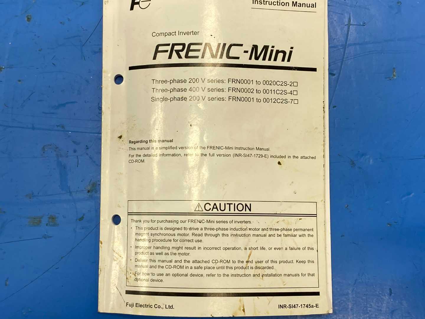 Fuji Electric FRN0013C2S-4U  Frenic-Mini Compact Inverter