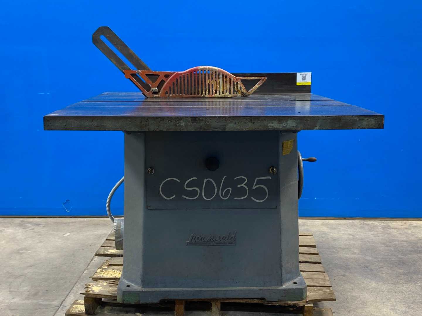 Northfield Model 4 Circular Saw - 5 HP, 3460 RPM, 3-Phase - Heavy-Duty Industrial Cutting Tool