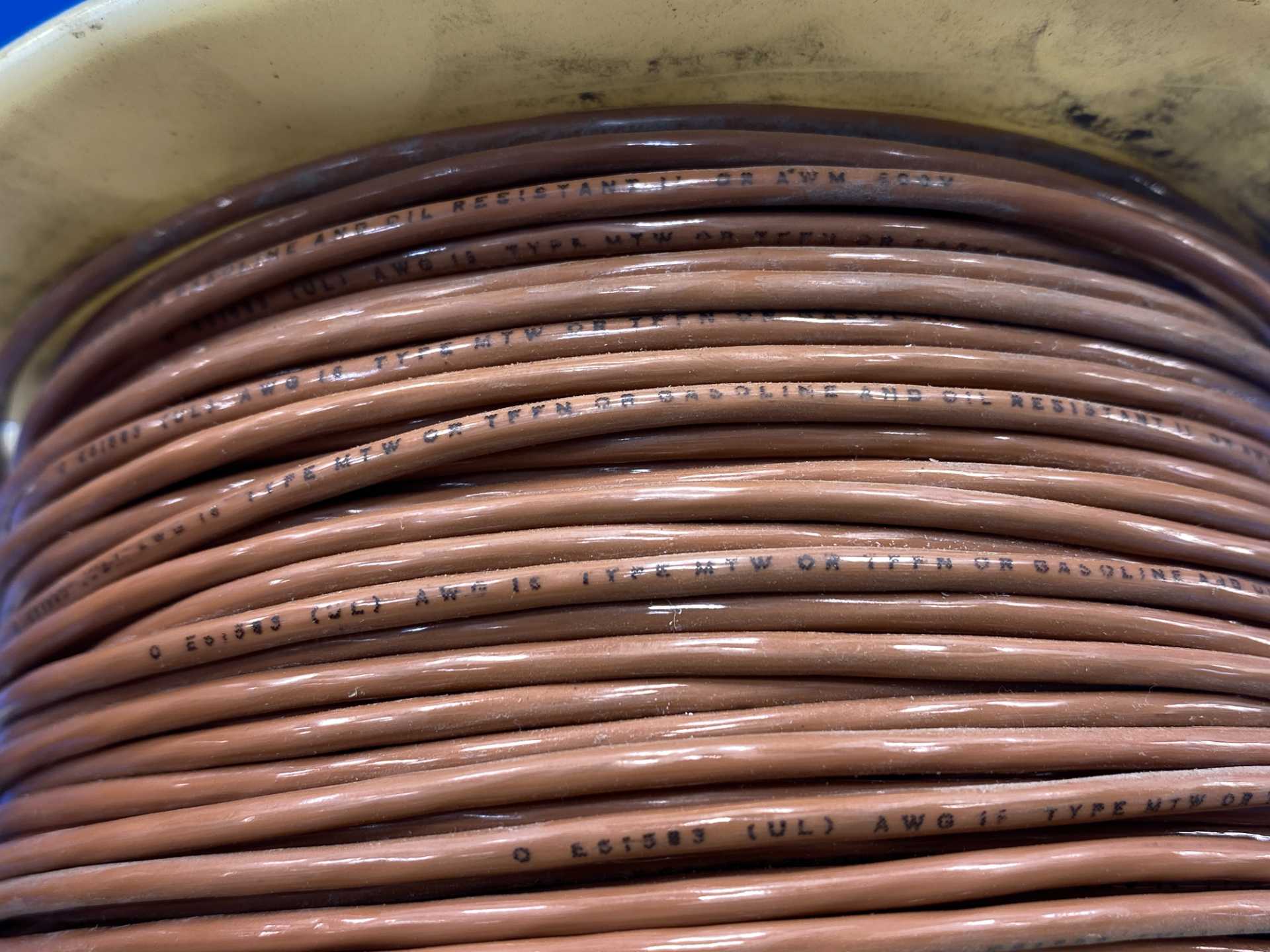 18 AWG Red Copper Wire Type TFFN or MTW 350FT