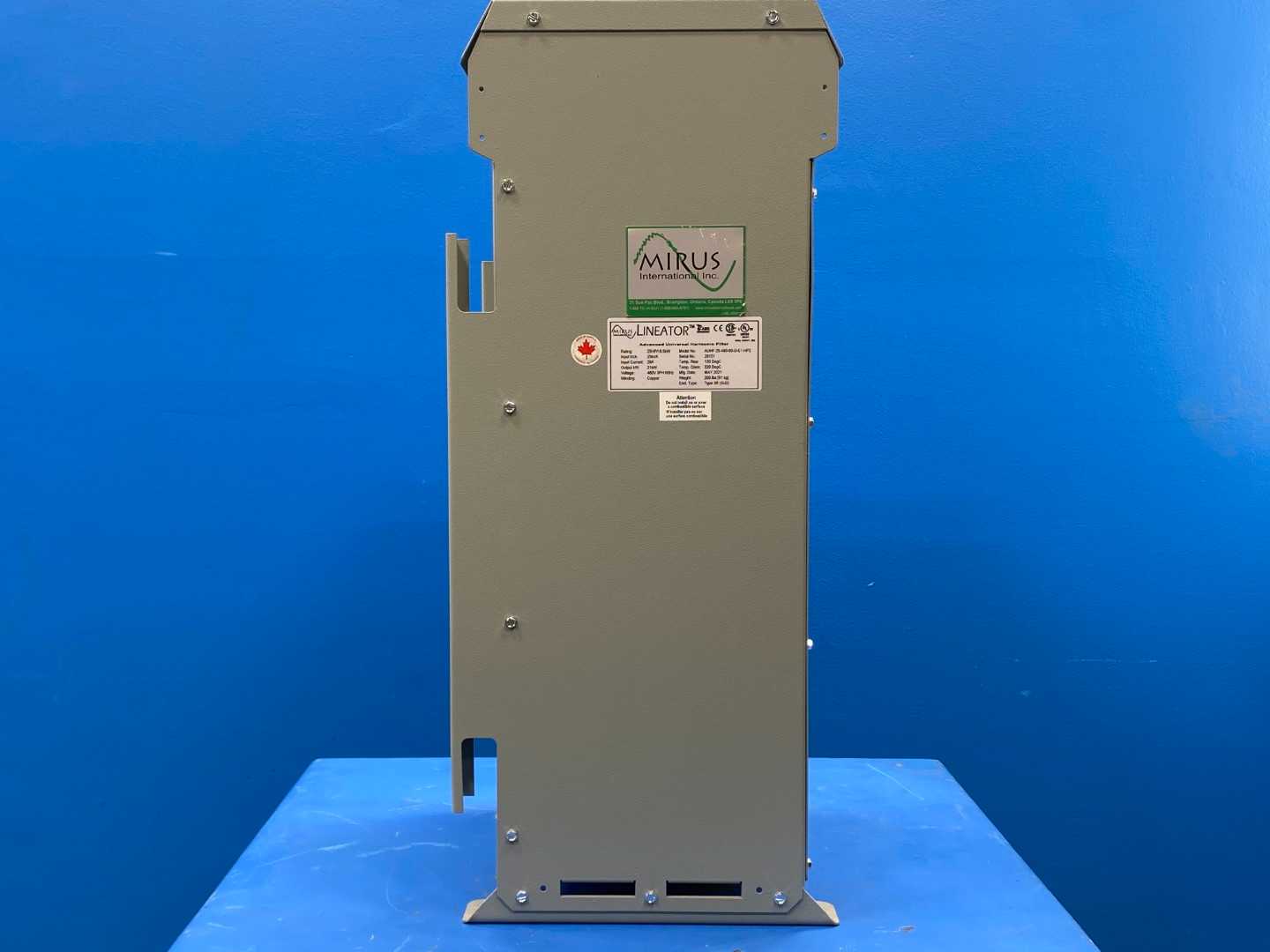 Mirius Lineator AUHF-25-480-60-D-E1-HP2 Advanced Universal Harmonic Filter 