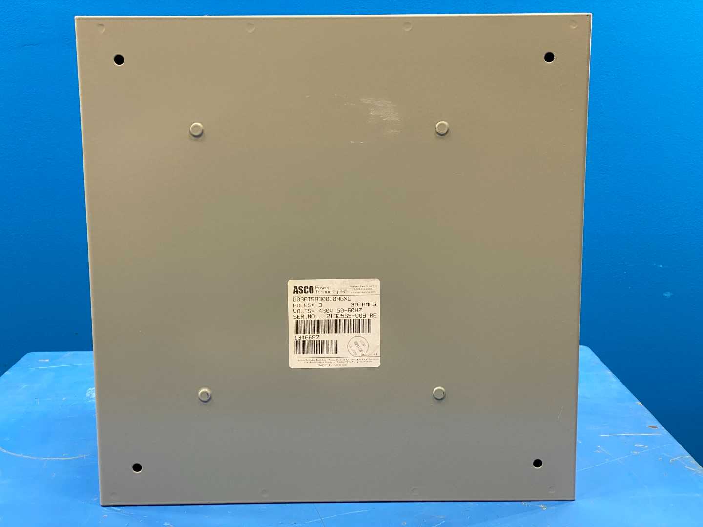 ASCO D03ATSA30030NGXC (2020) Series 300 Group G Power Transfer Switch 30AMP 480V