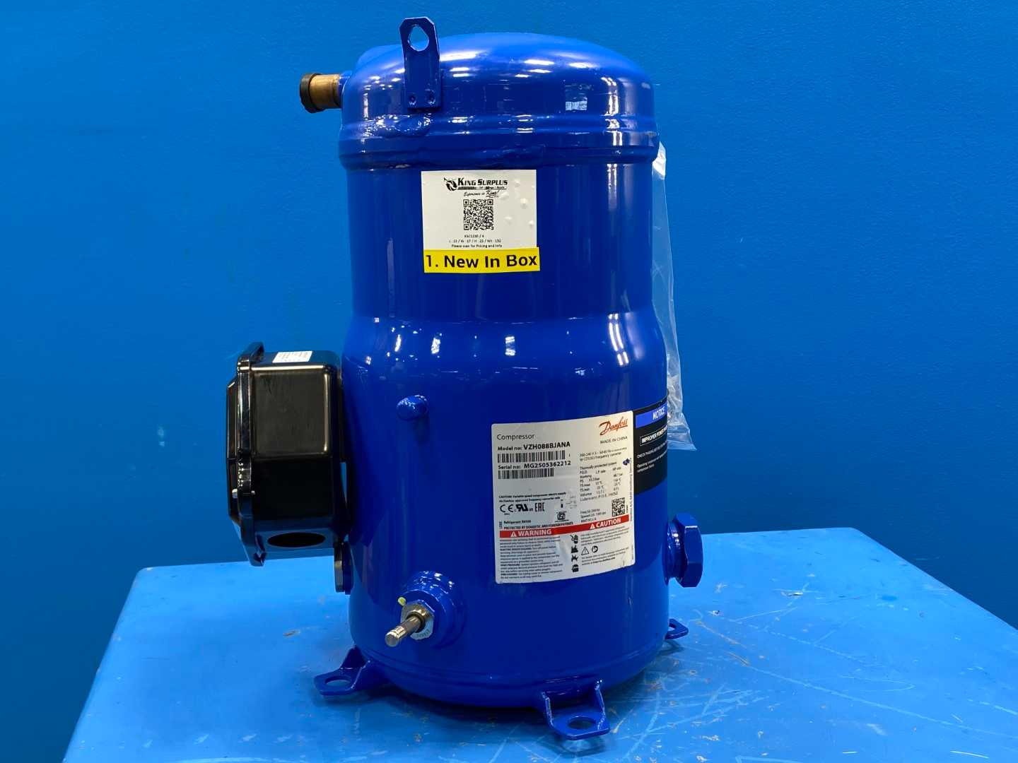 Danfoss VZH088BJANA Inverter Scroll Compressor - Model 120G0013 13T - High-Efficiency HVAC Compressor