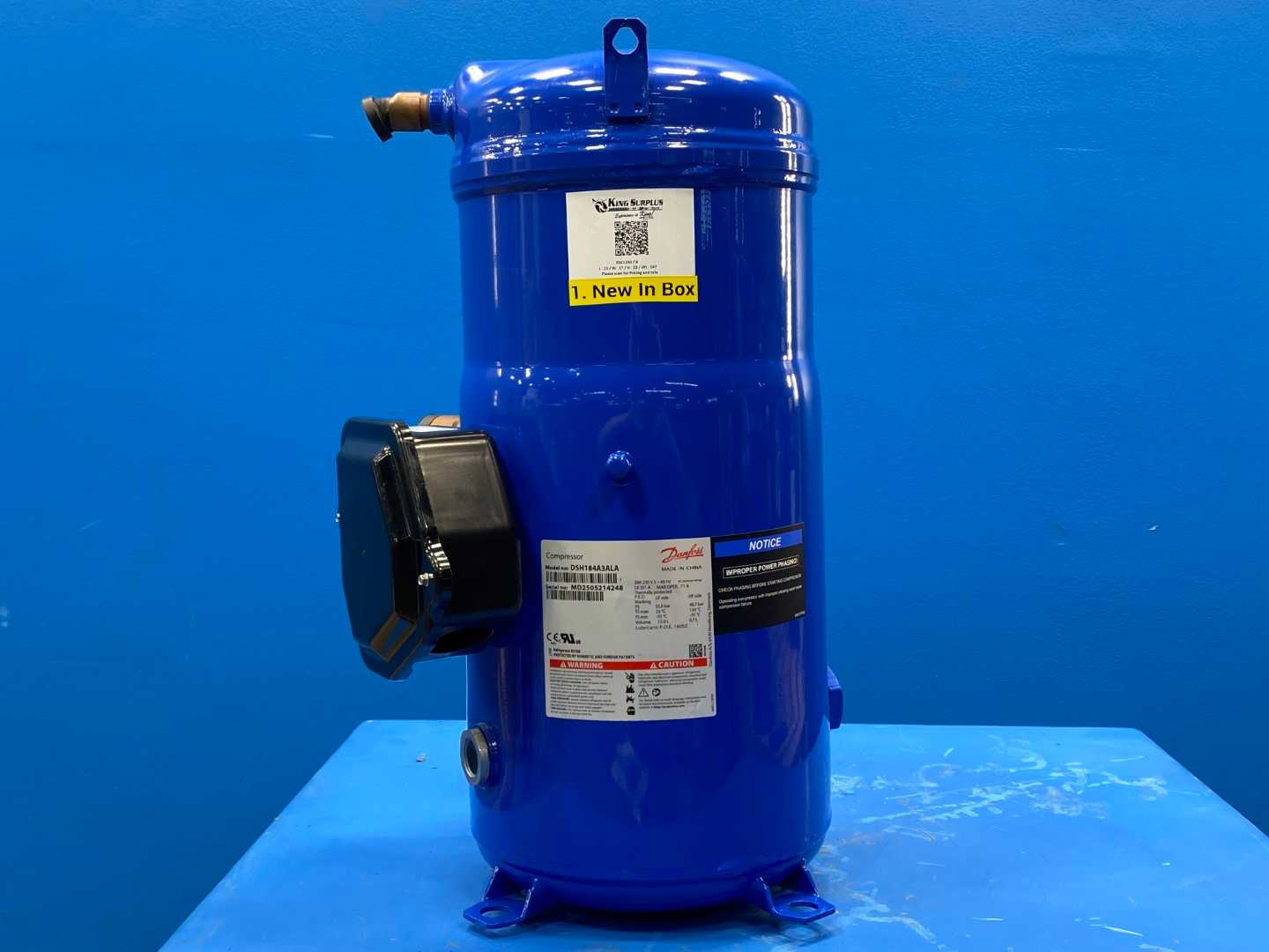 Danfoss 120H1220 DSH184A3ALA Scroll Compressor - 15 Ton, 180,000 BTU/hr - R410 Refrigerant