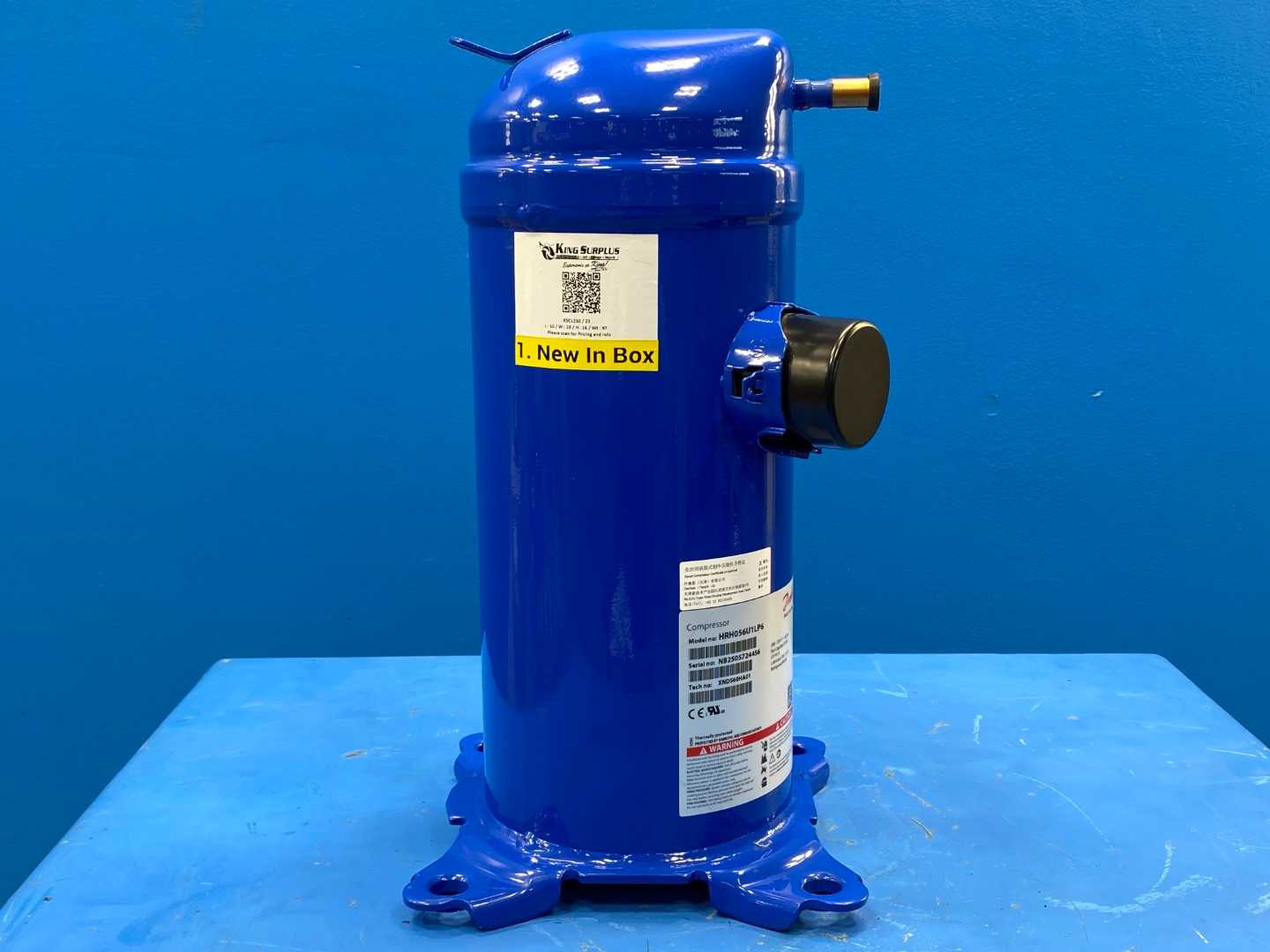 Danfoss Inverter Scroll Compressor HRH056U1LP6 - 5 Ton, 60K BTU, R410A - High-Efficiency HVAC Compressor