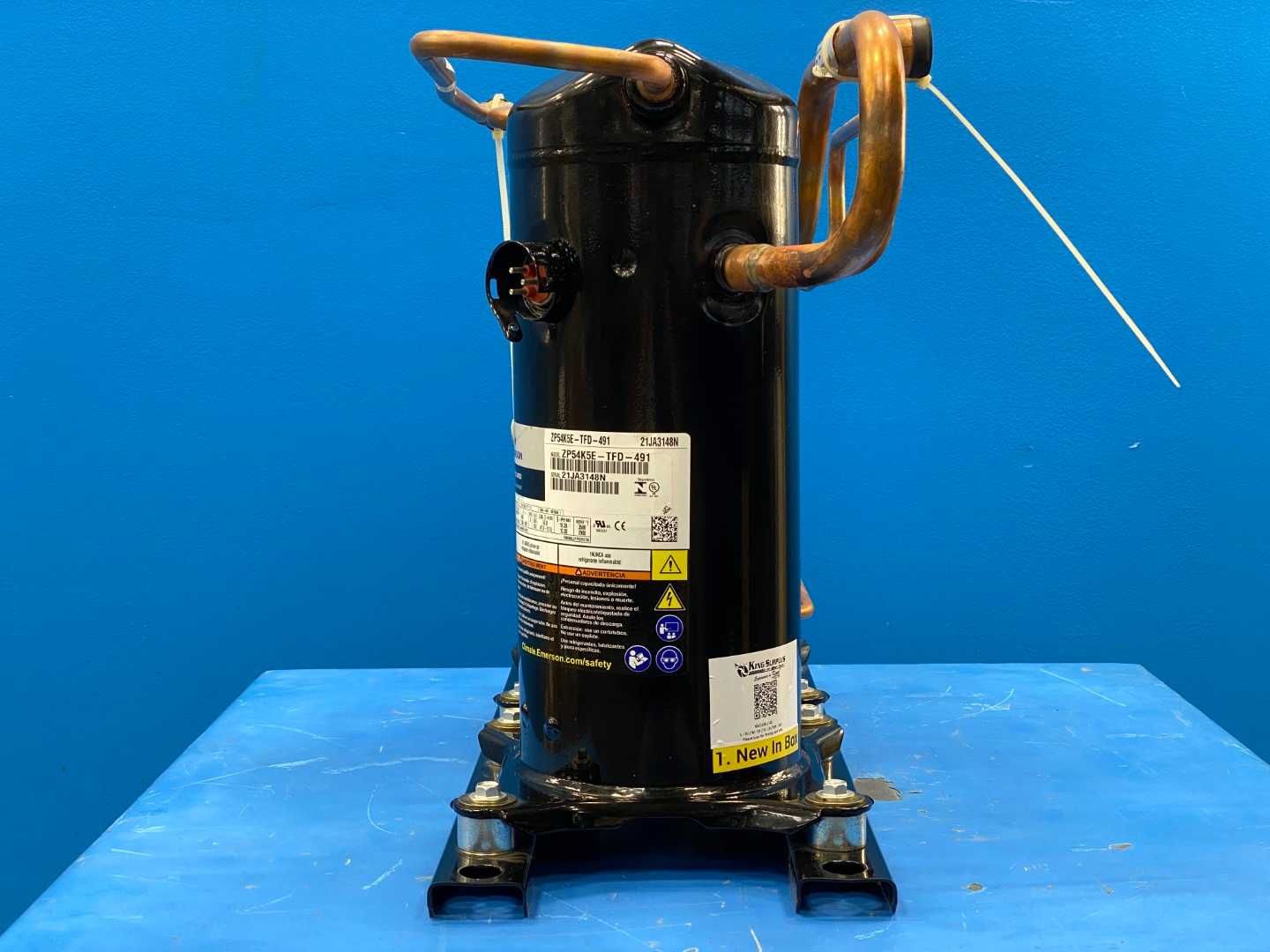 Emerson Copeland ZP54K5E-TFD-491 Tandem Scroll Compressors - 9 Tons, 108,000 BTU/hr - High-Efficiency HVAC Compressor