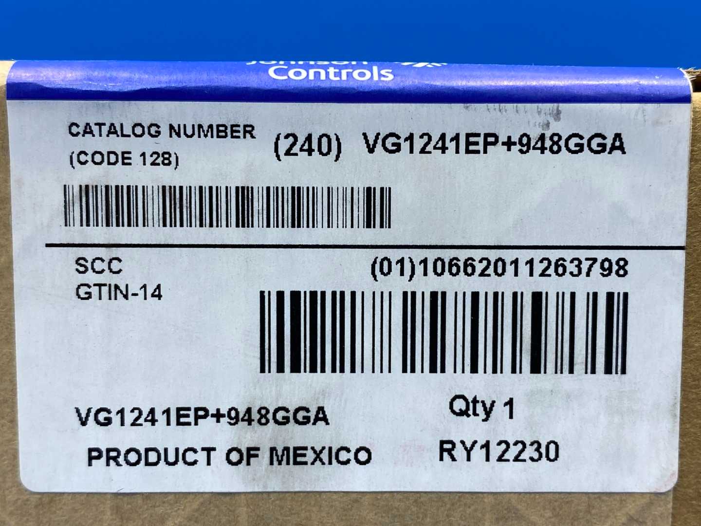 Johnson Controls VG1241EP+948GGA 1-1/2" 2W" Ball Valve 18.7CV