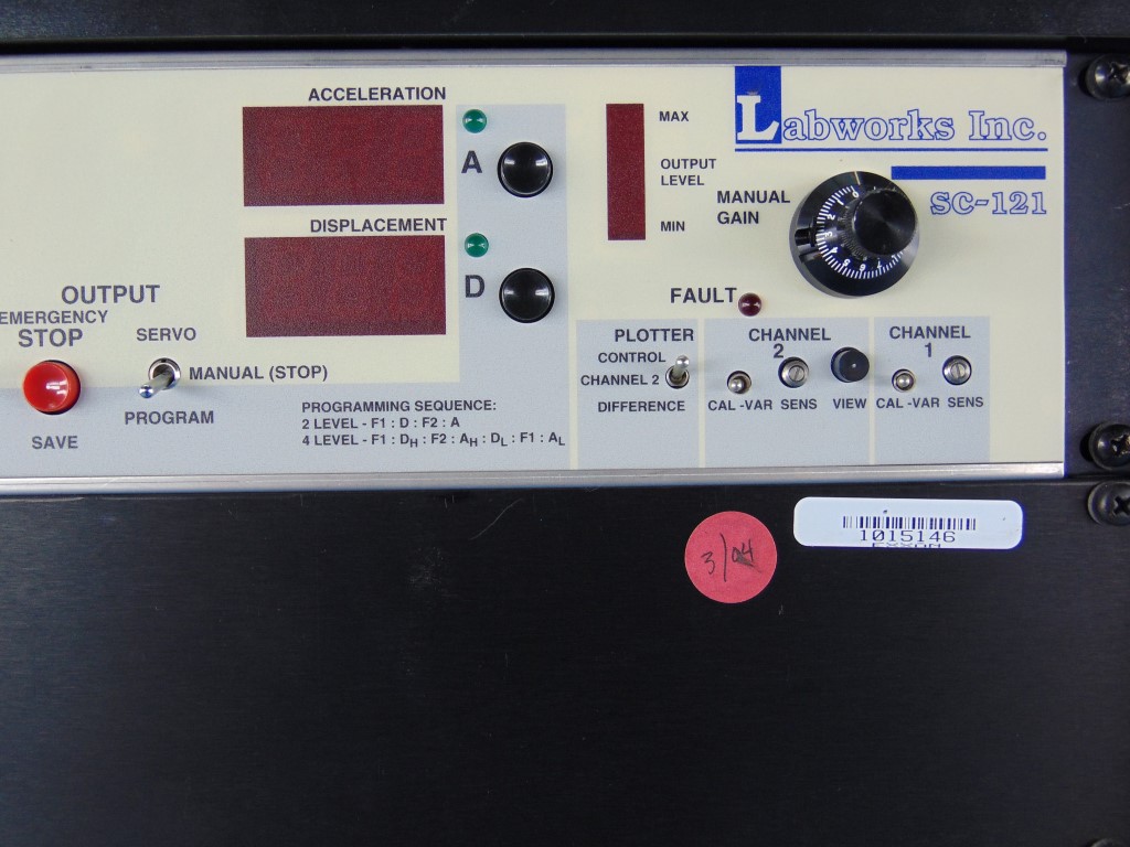 Labworks SC-121/PA-141/ET-140 Shaker W/ Sine Server Controller