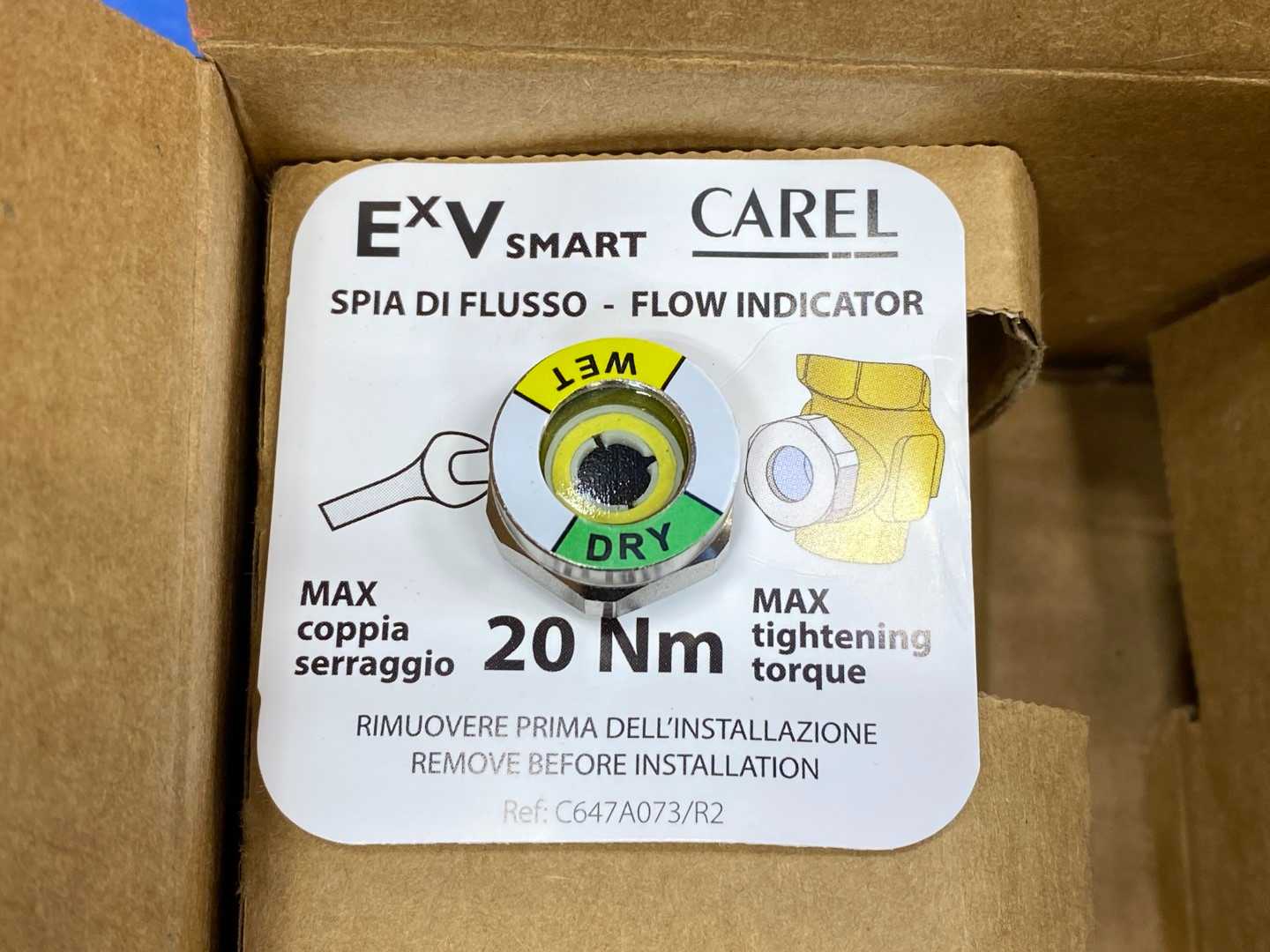 Carel E2V30SSM00 5/8-5/8" Electronic Expansion Valve