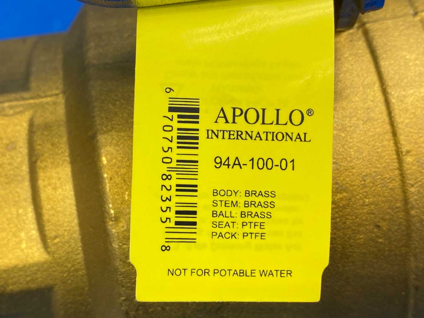 Apollo 3" Ball Valve 400 CWP 94A-100-01 250PSI